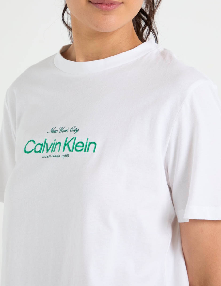 Playera manga corta cuello redondo para mujer 3