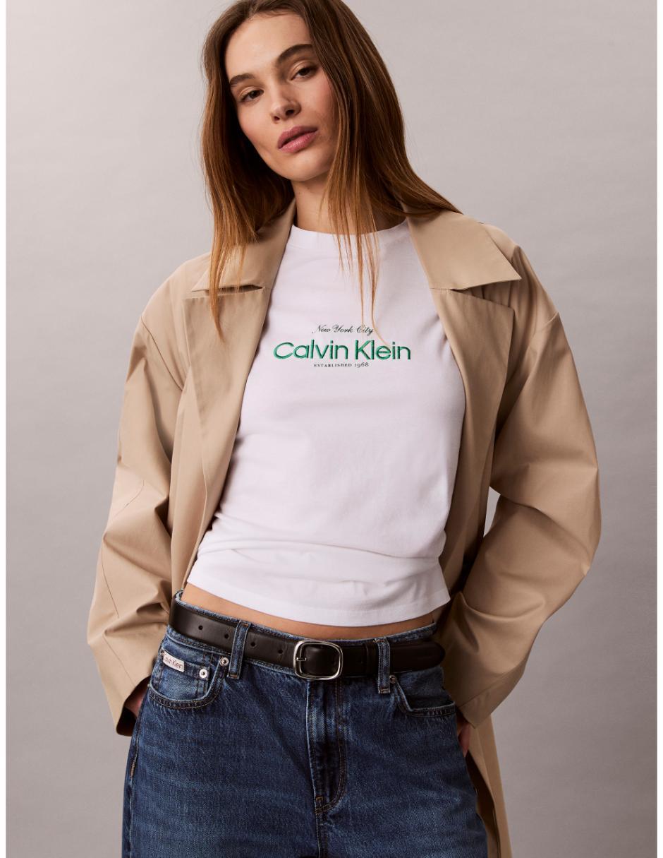 Playera manga corta cuello redondo para mujer 2