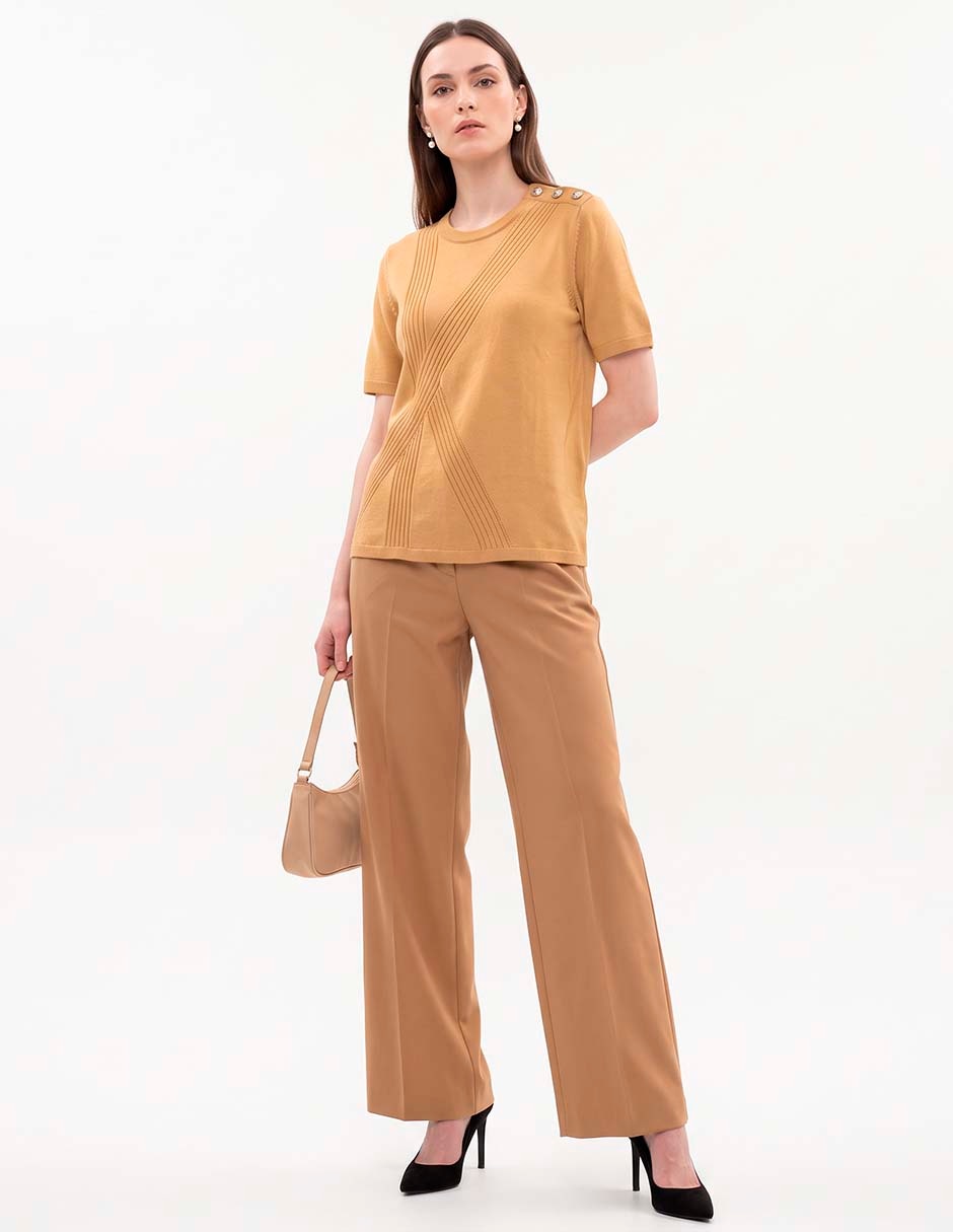 Blusa manga corta para mujer 3