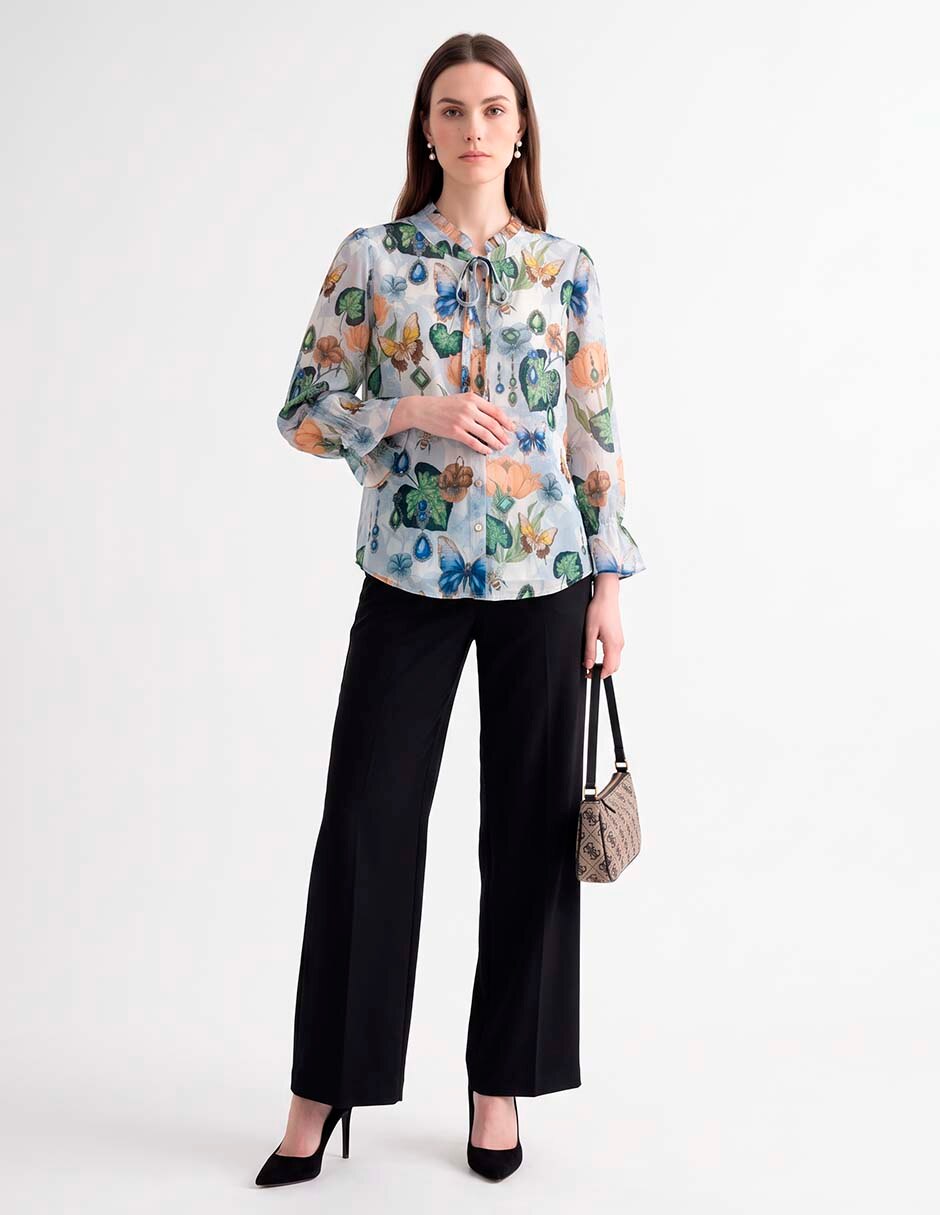Blusa manga larga para mujer 3