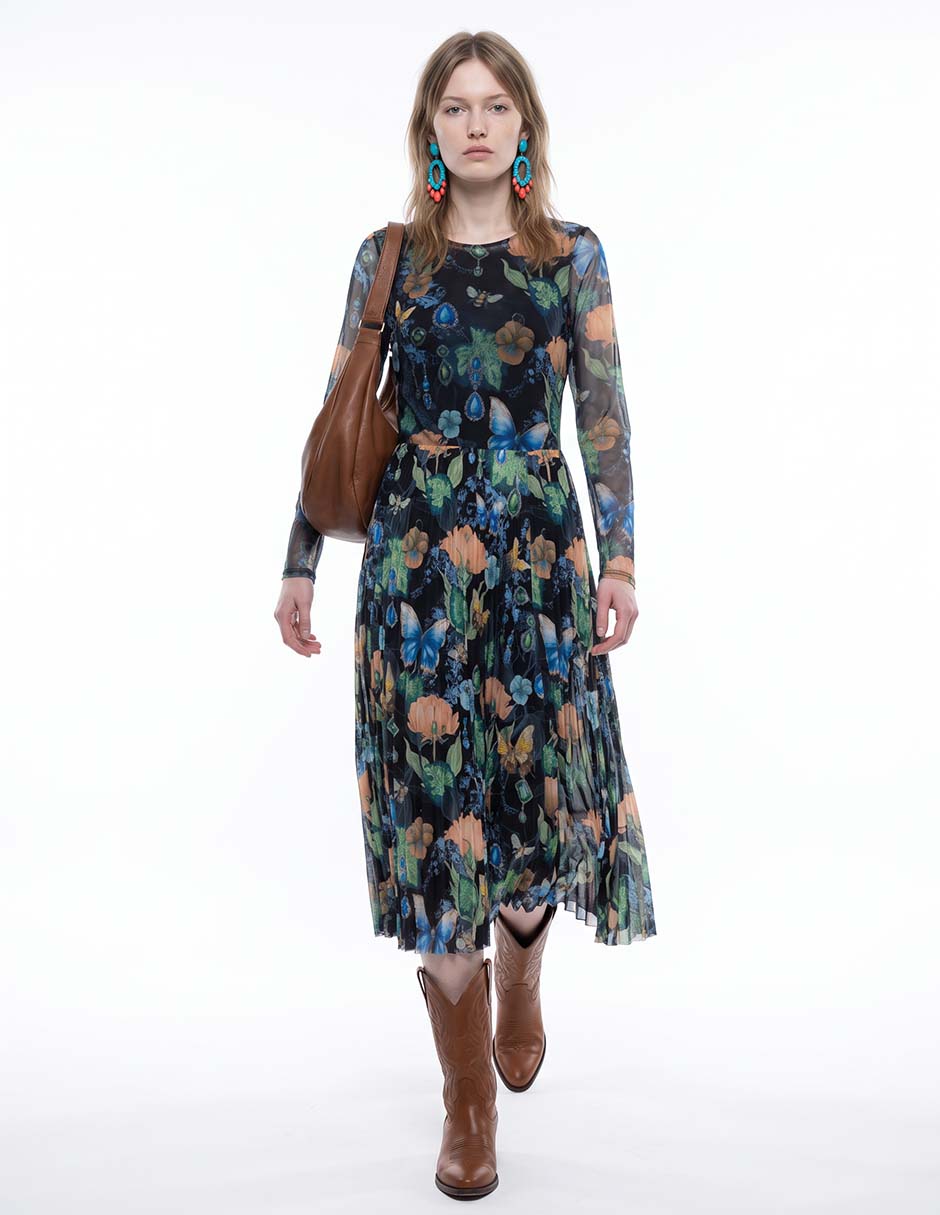 Vestido midi casual para mujer 3