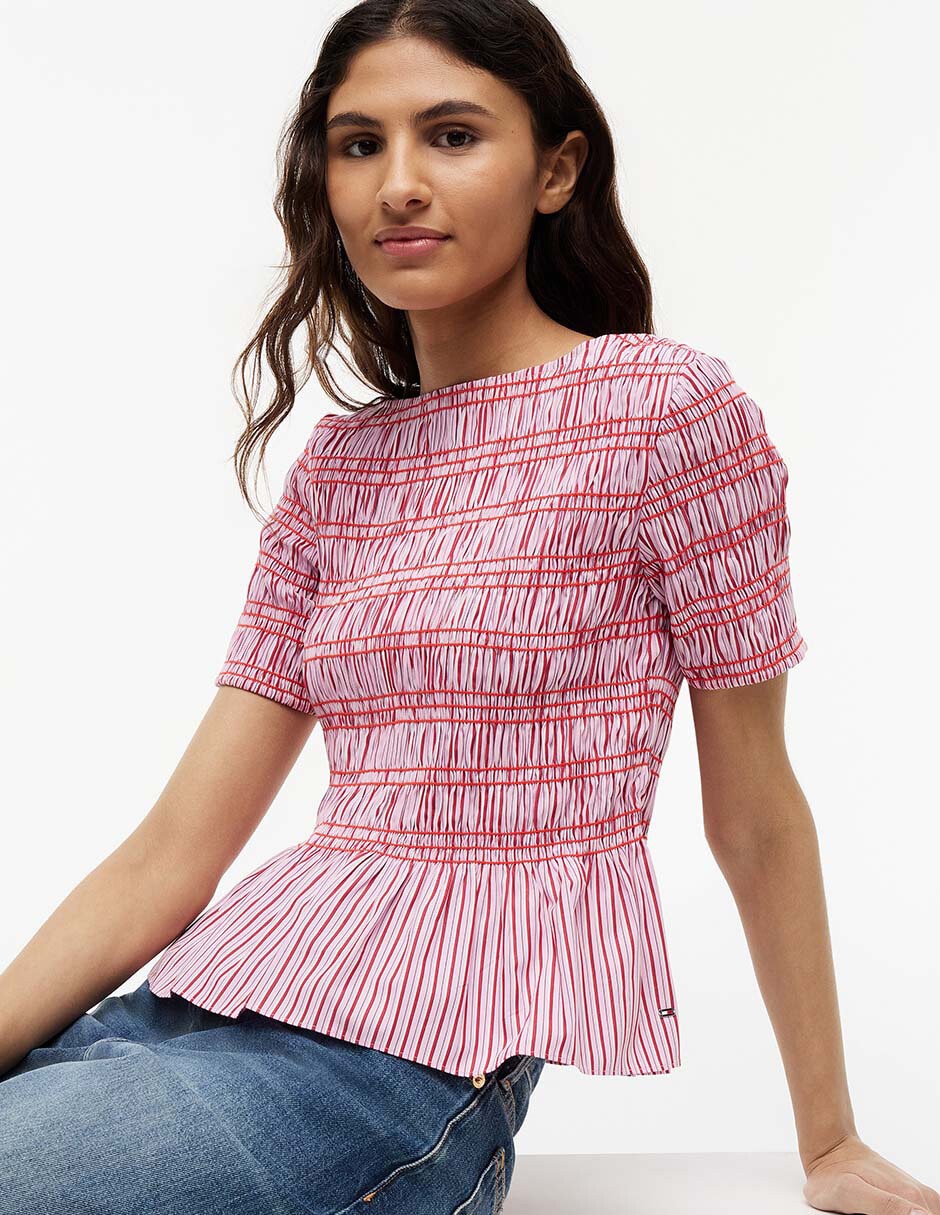 Blusa manga corta para mujer 3