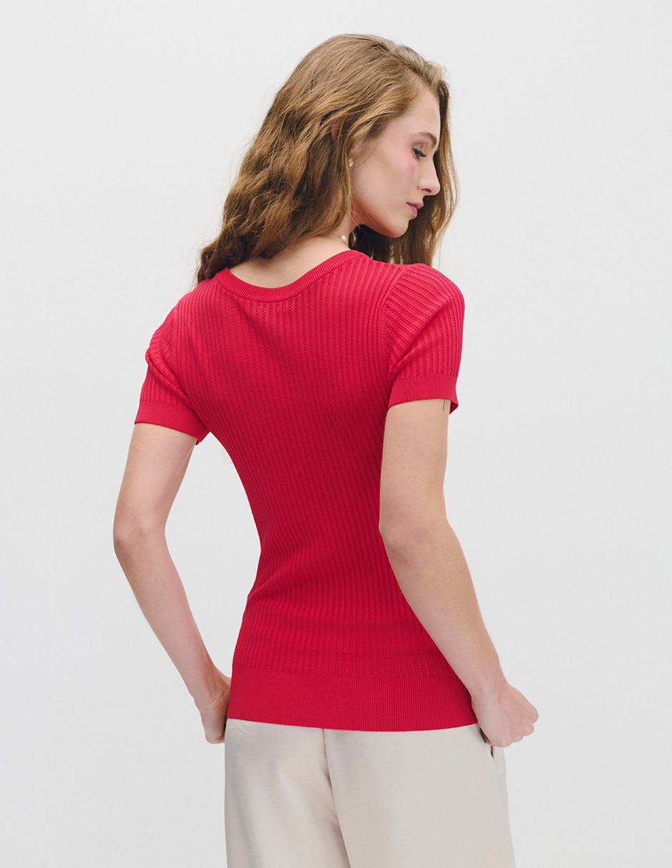 Blusa manga corta para mujer 2
