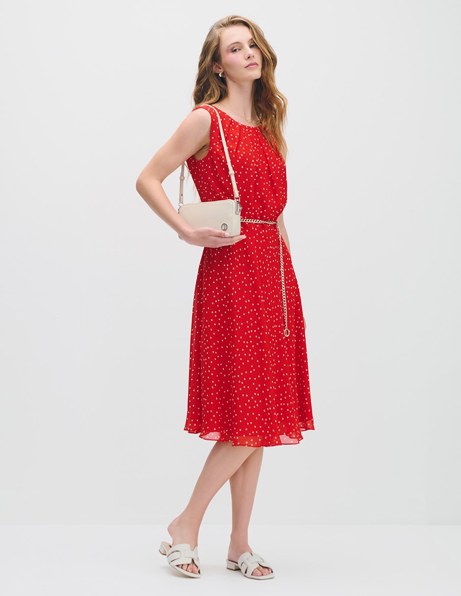 Vestido midi casual Akira para mujer Vestido midi casual Akira para mujer