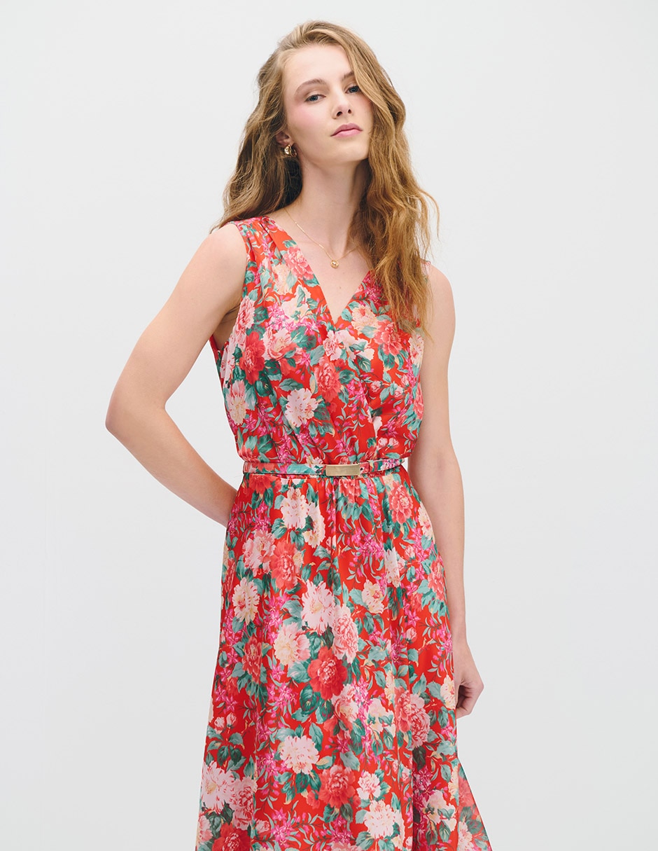 Vestido midi casual akira para mujer 3