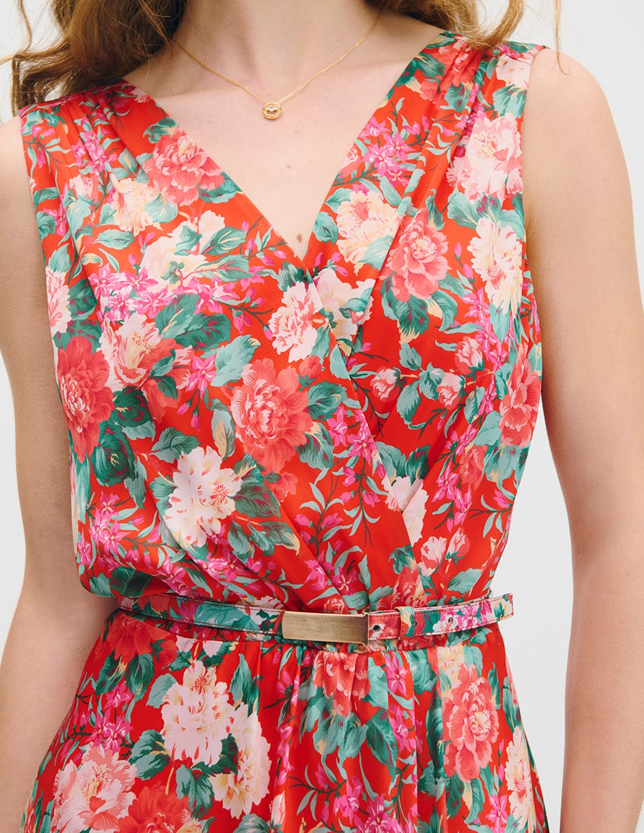 Vestido midi casual akira para mujer 4