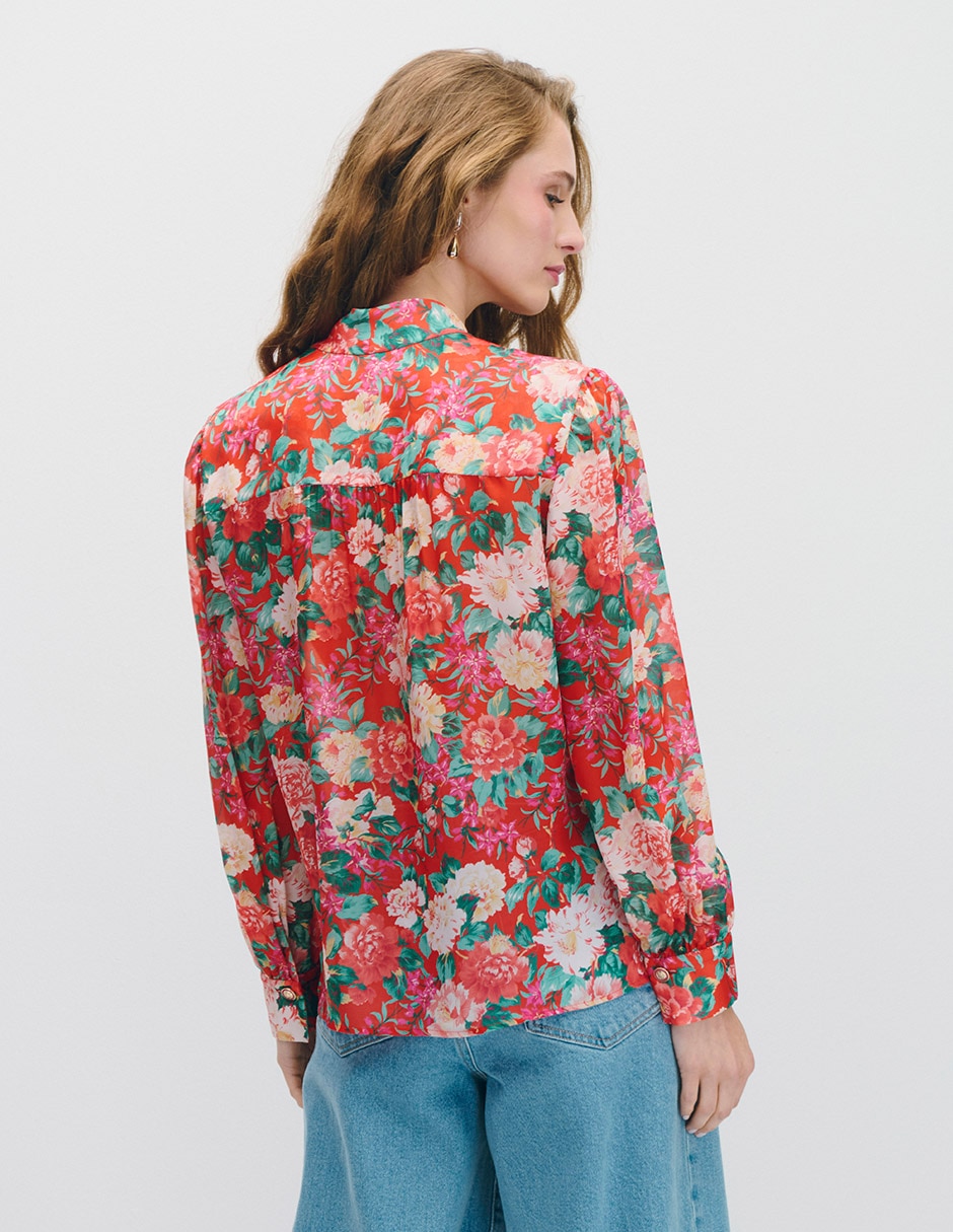 Blusa manga larga para mujer 3