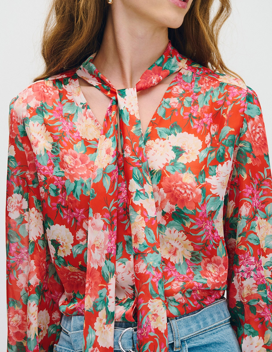 Blusa manga larga para mujer 4