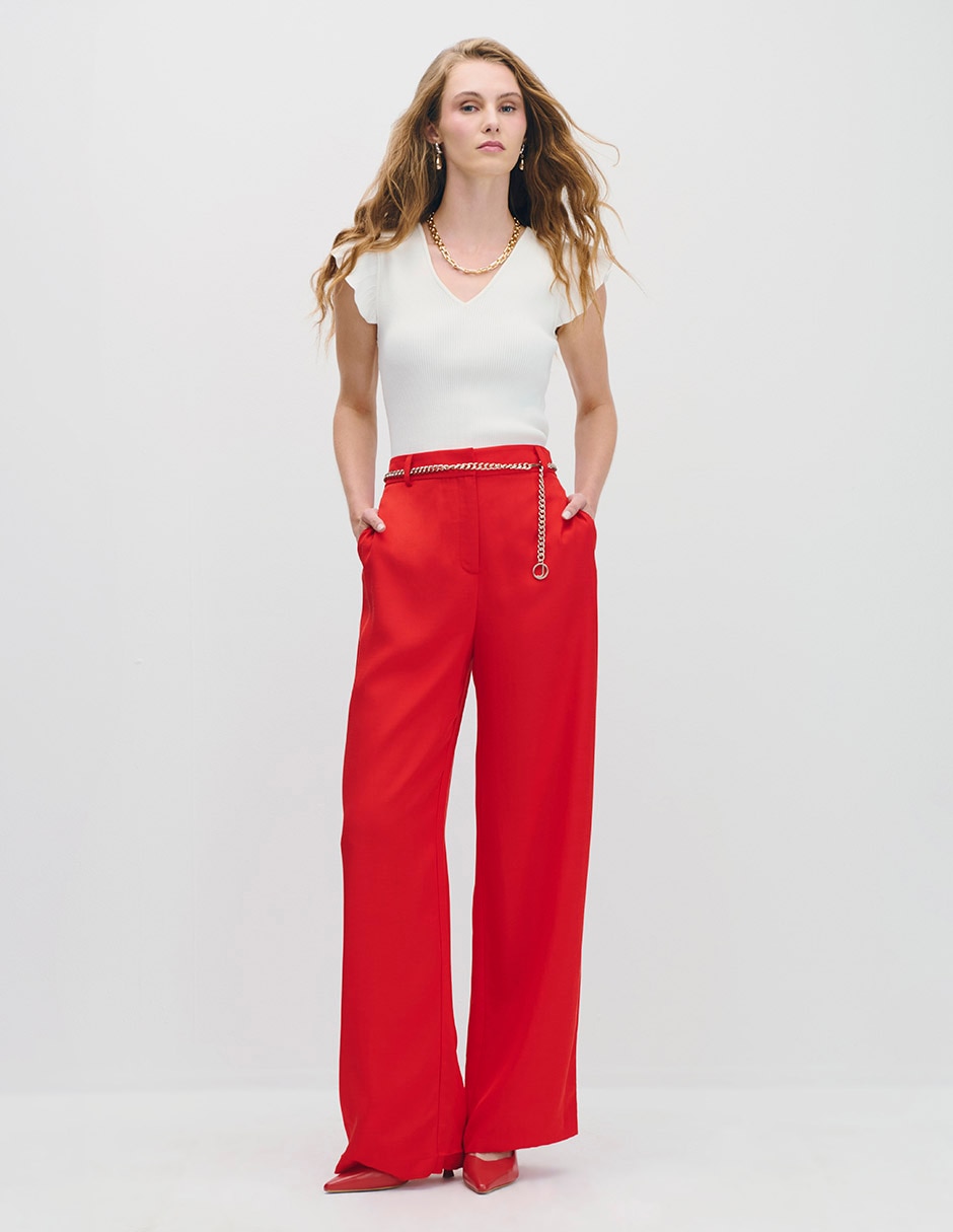 Pantalón relaxed Julio wide leg para mujer
