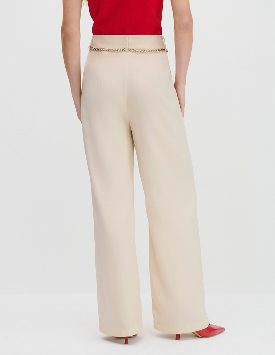 Pantalón relaxed wide leg para mujer 3