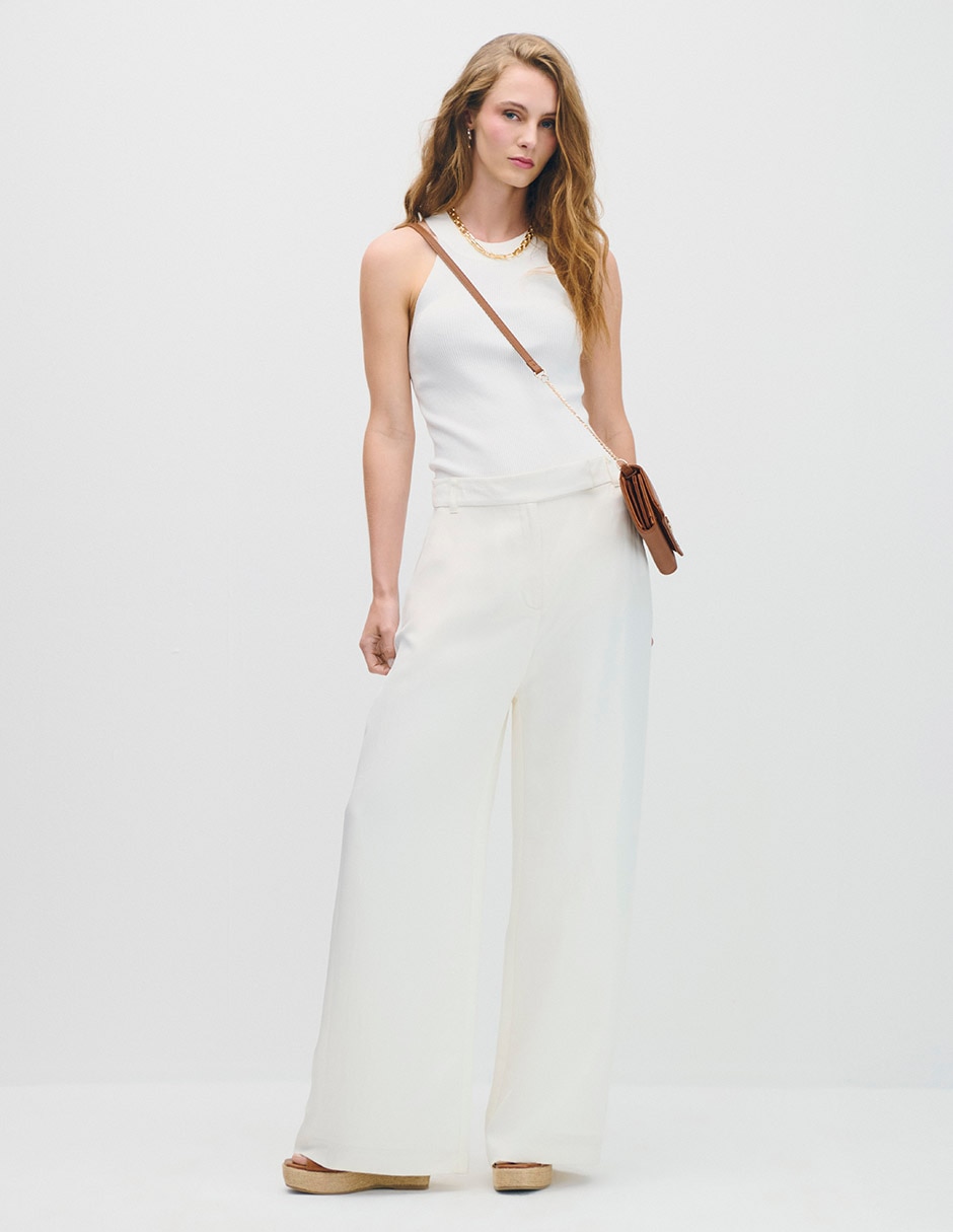Pantalón relaxed amplio para mujer 2
