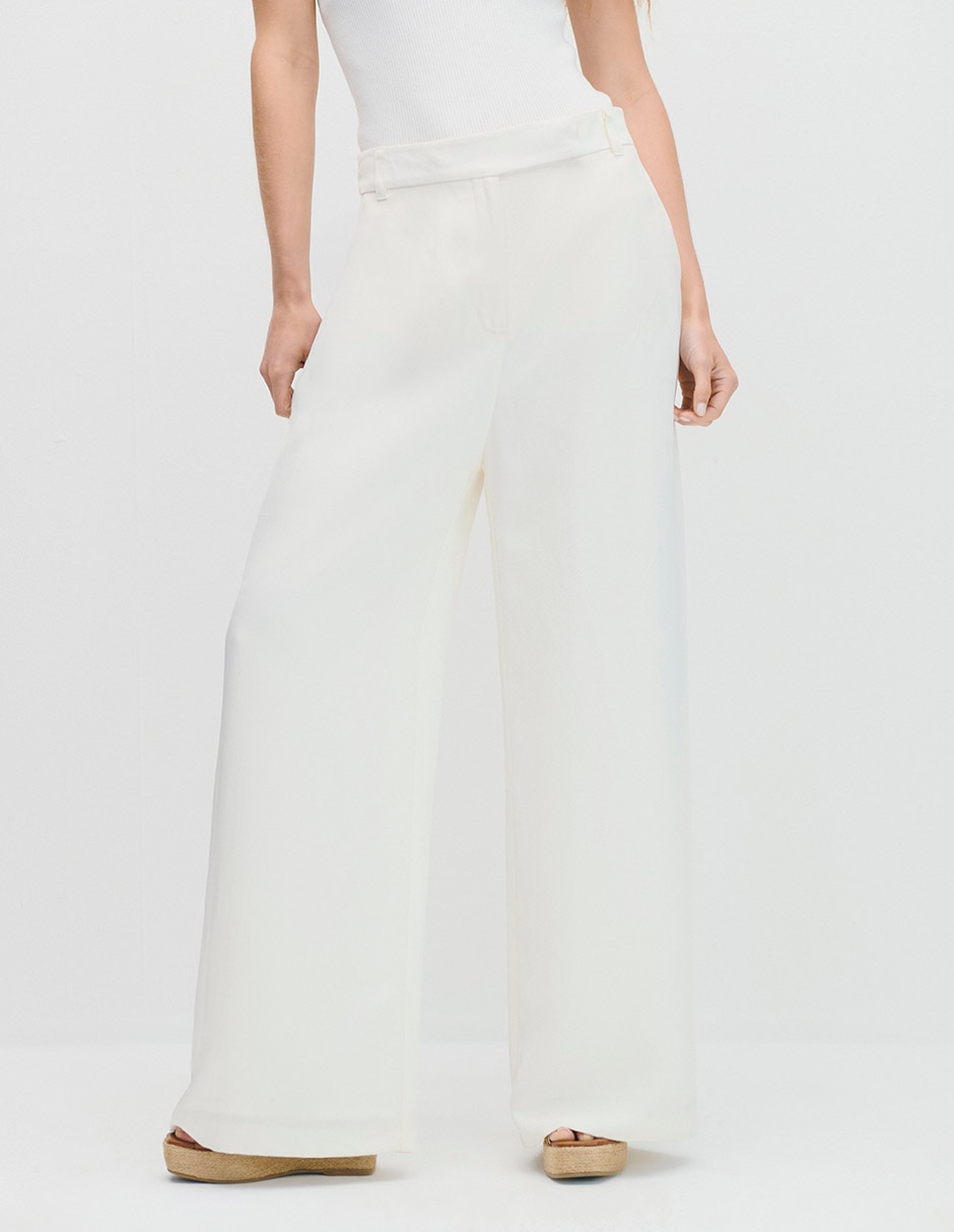 Pantalón relaxed amplio para mujer