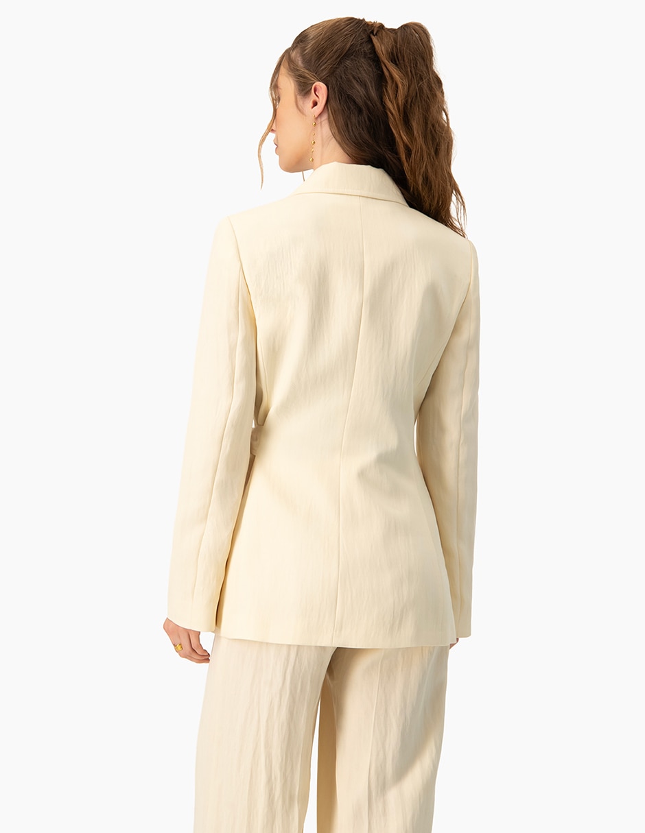Saco sastreado casual para mujer 7