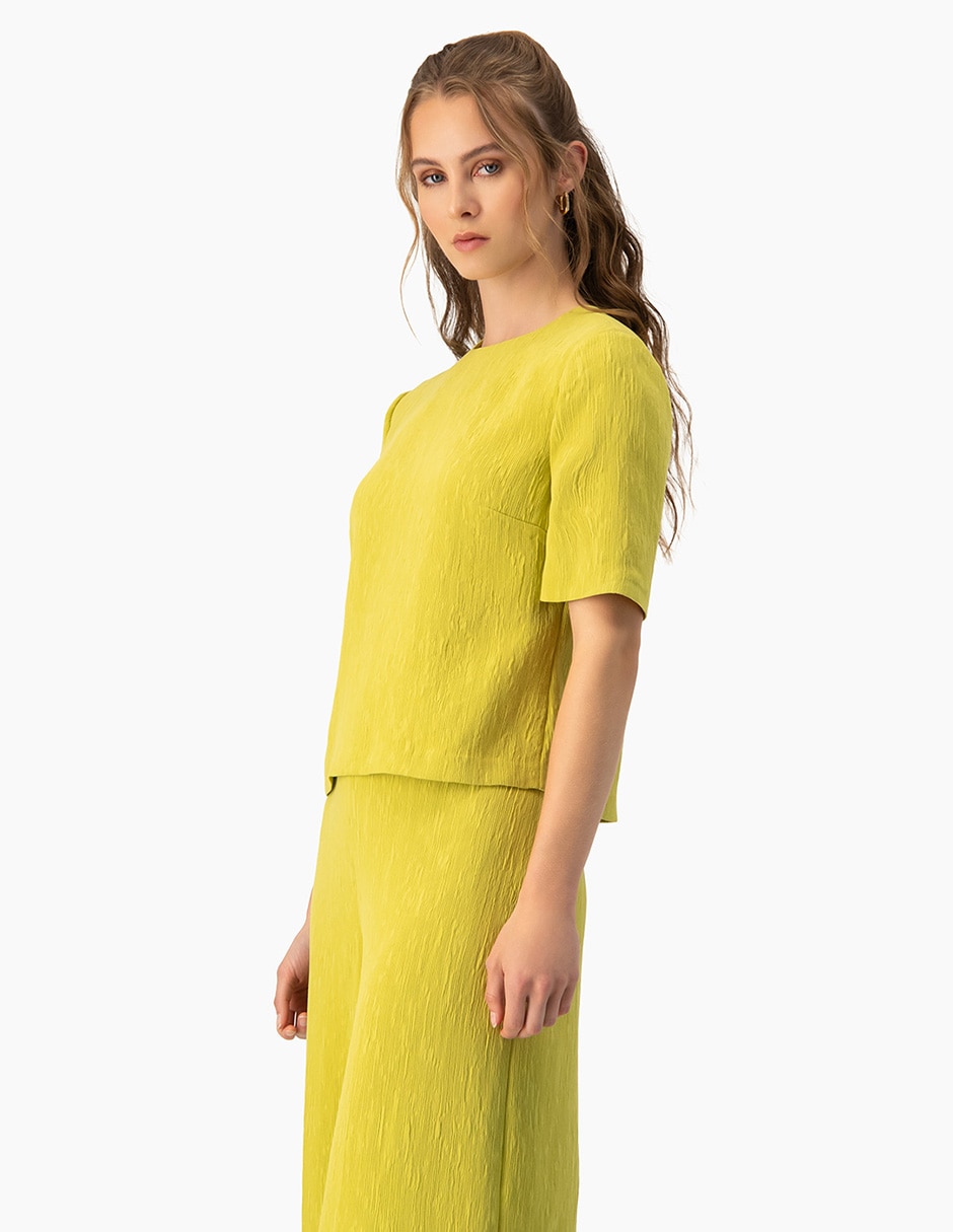 Blusa manga corta para mujer 3