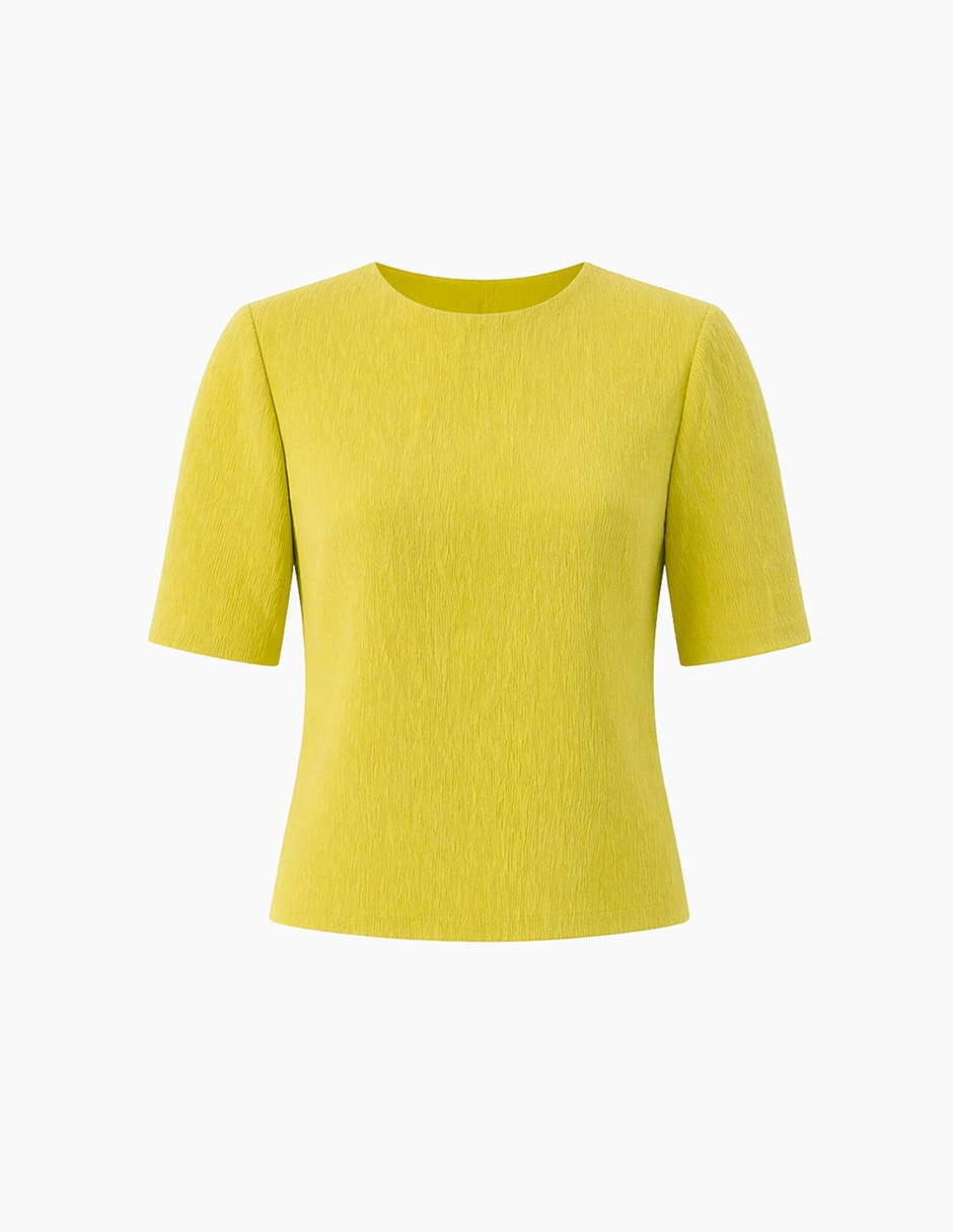 Blusa manga corta para mujer 7