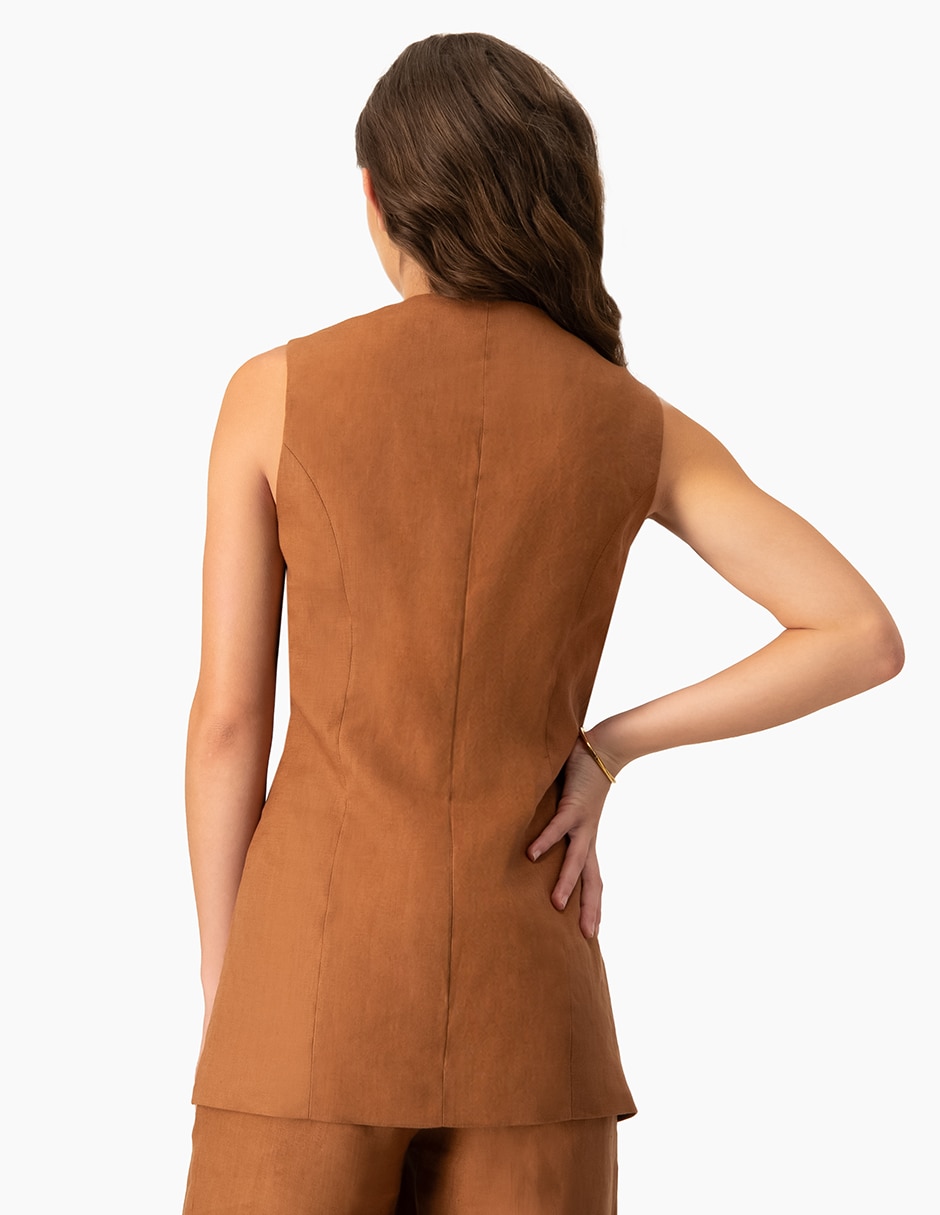 Chaleco No de Lino para mujer 4