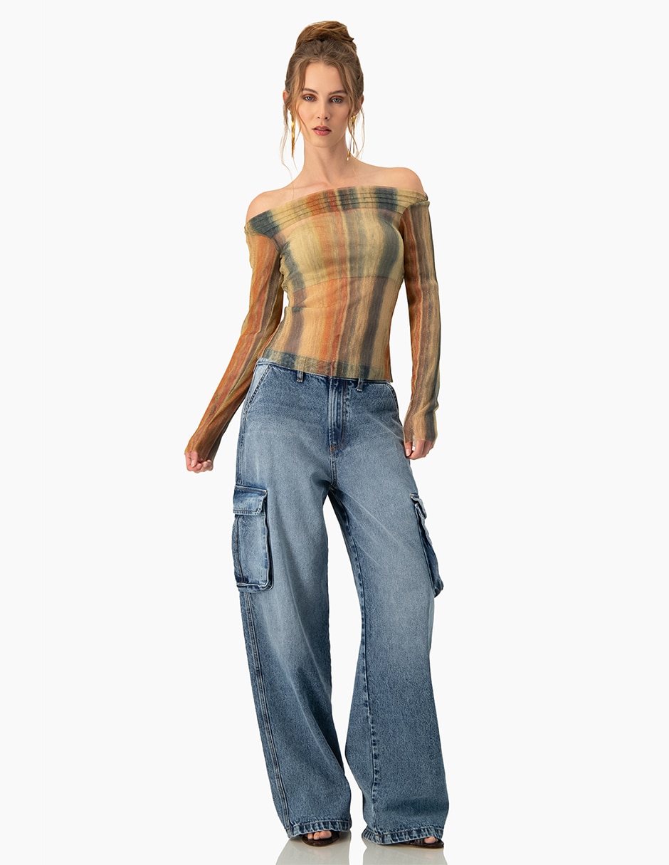 Blusa manga larga para mujer 5