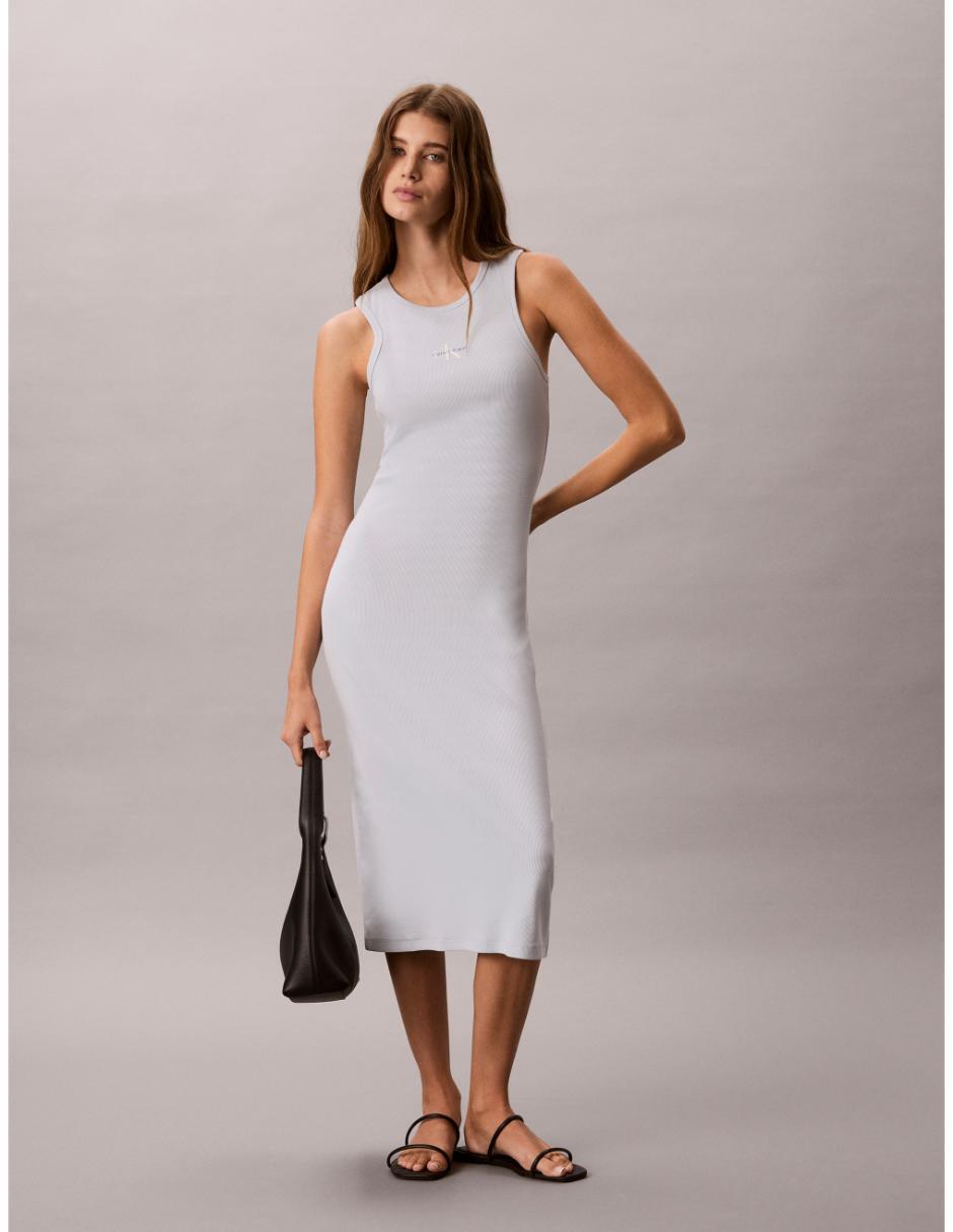 Vestido midi casual Calvin Klein para mujer