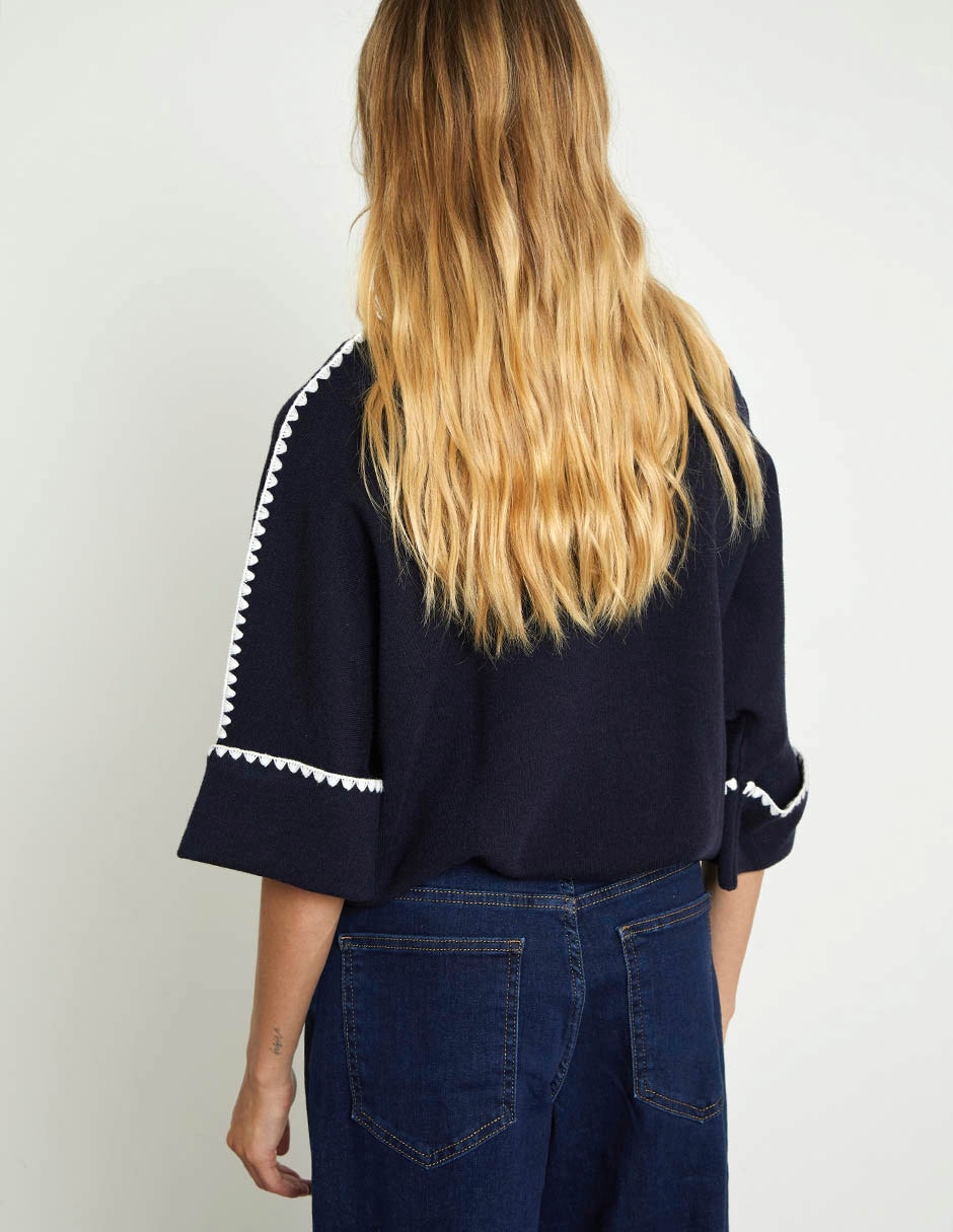 Suéter cuello simulado para mujer 2