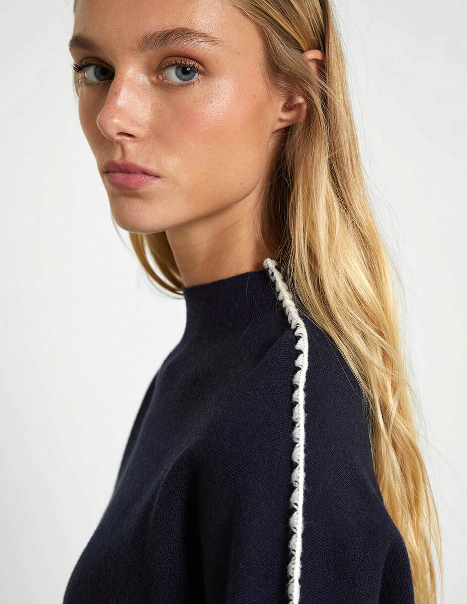 Suéter cuello simulado para mujer 6