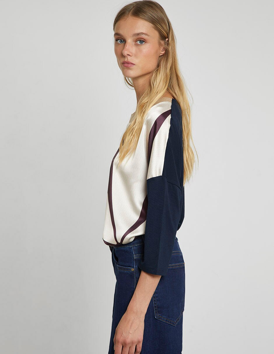 Blusa manga 3/4 para mujer 5