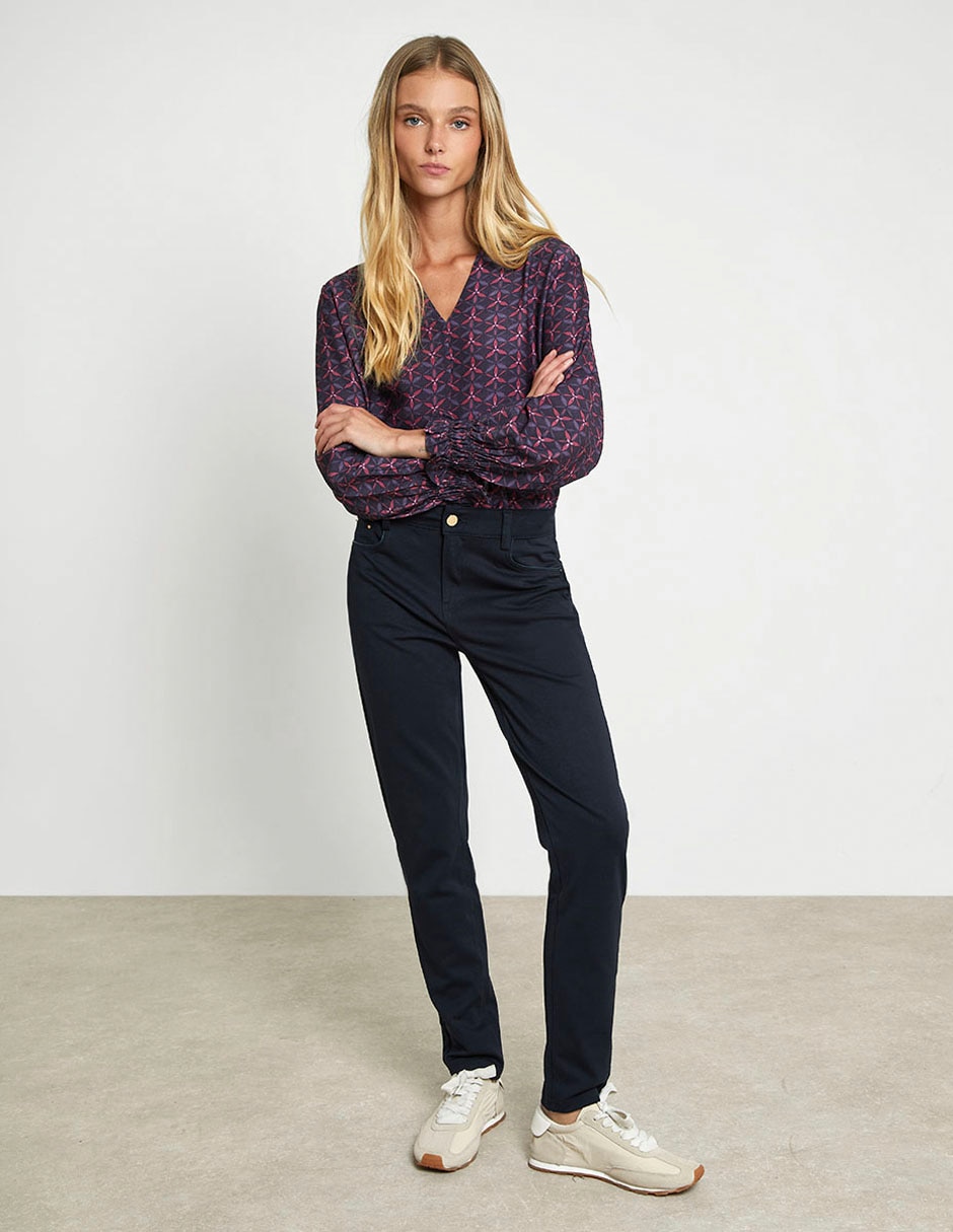 Blusa manga larga para mujer 3