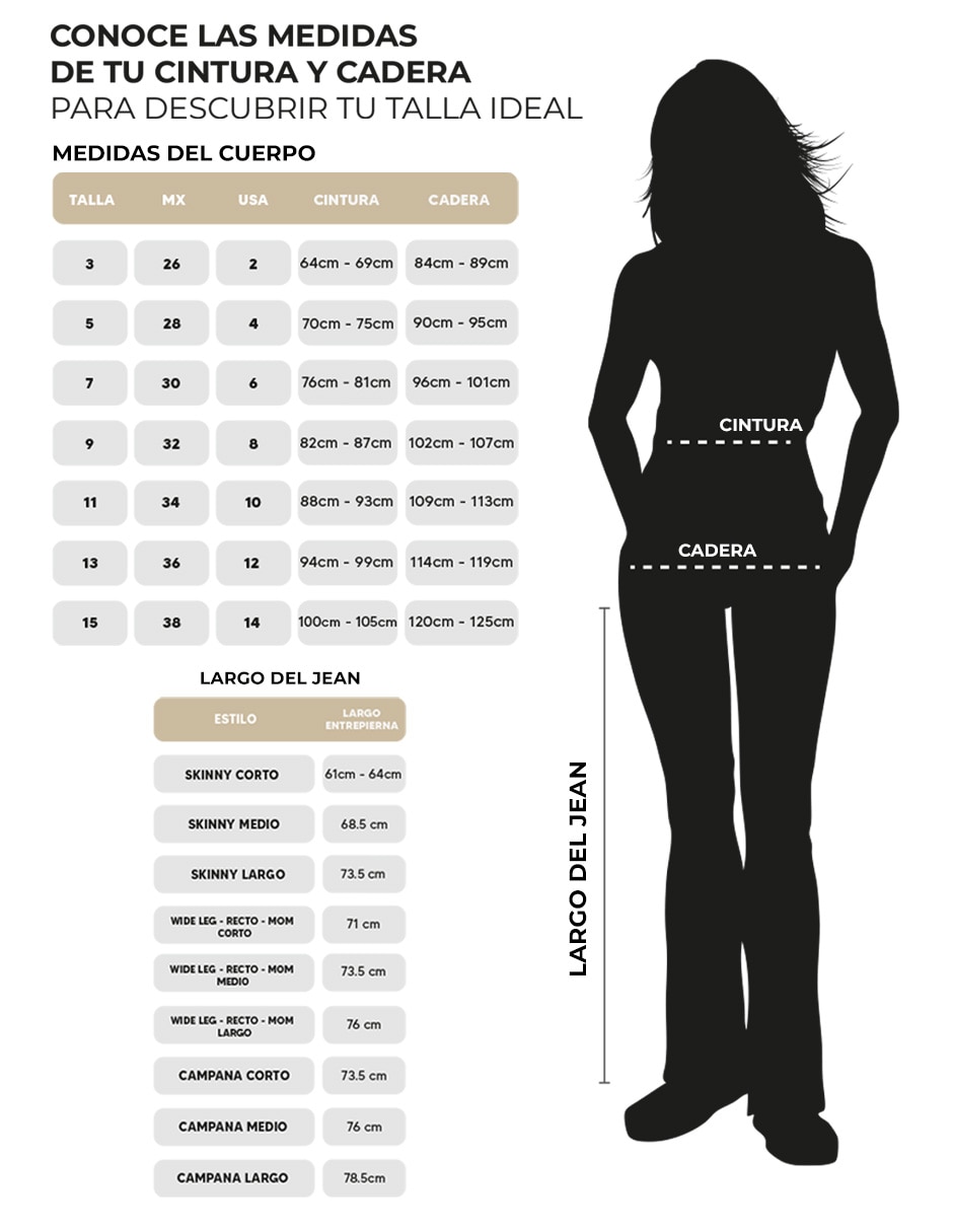 Jeans carpenter wide leg para mujer 2