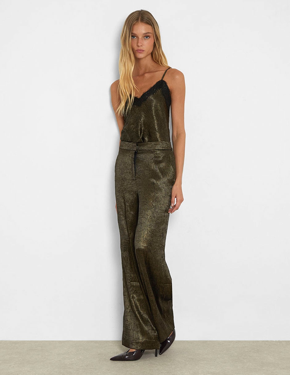 Pantalón amplio para mujer 4