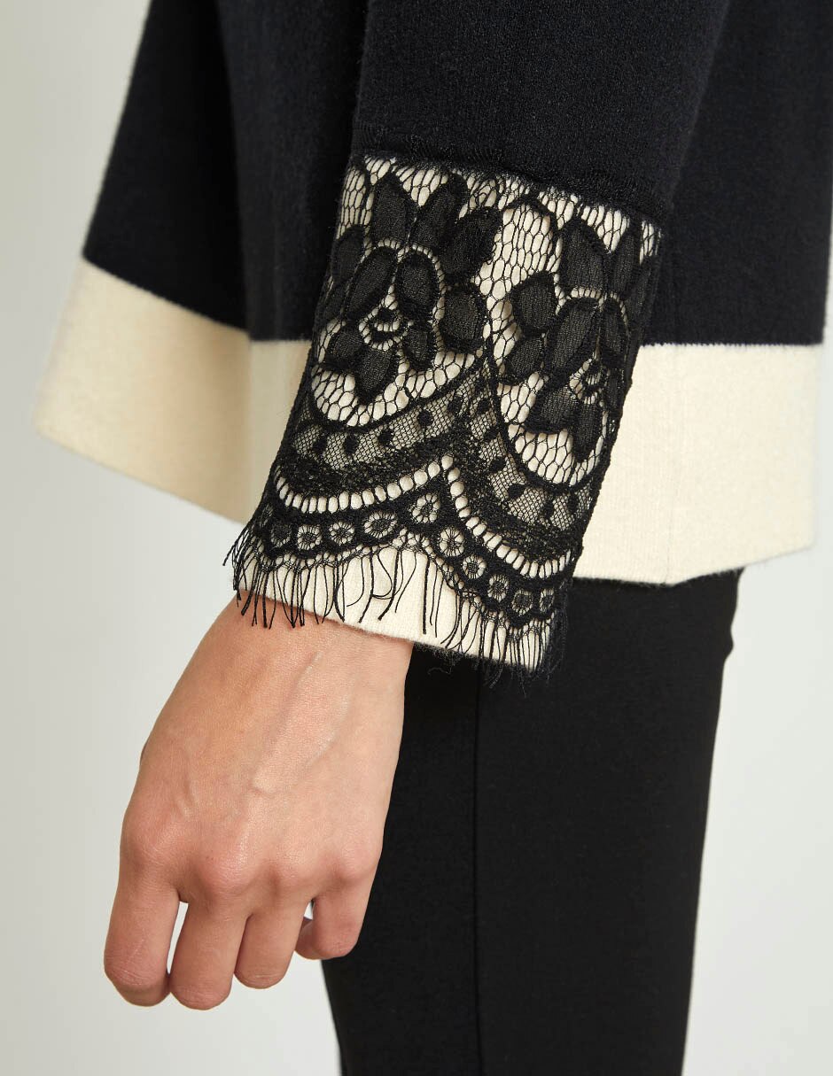 Suéter cuello redondo para mujer 5