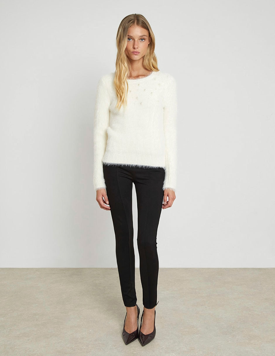 Suéter cuello redondo para mujer 3