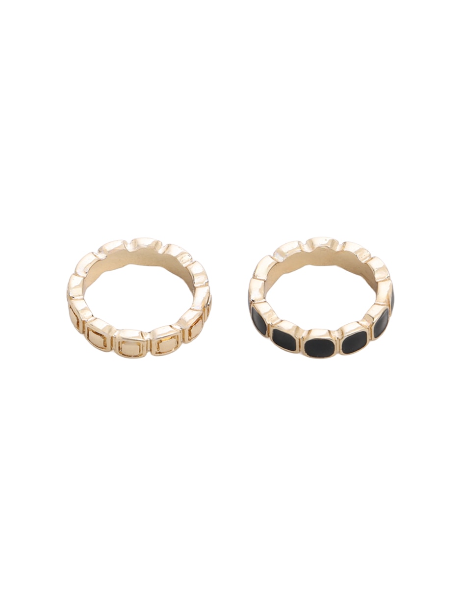 Set anillo baño de oro