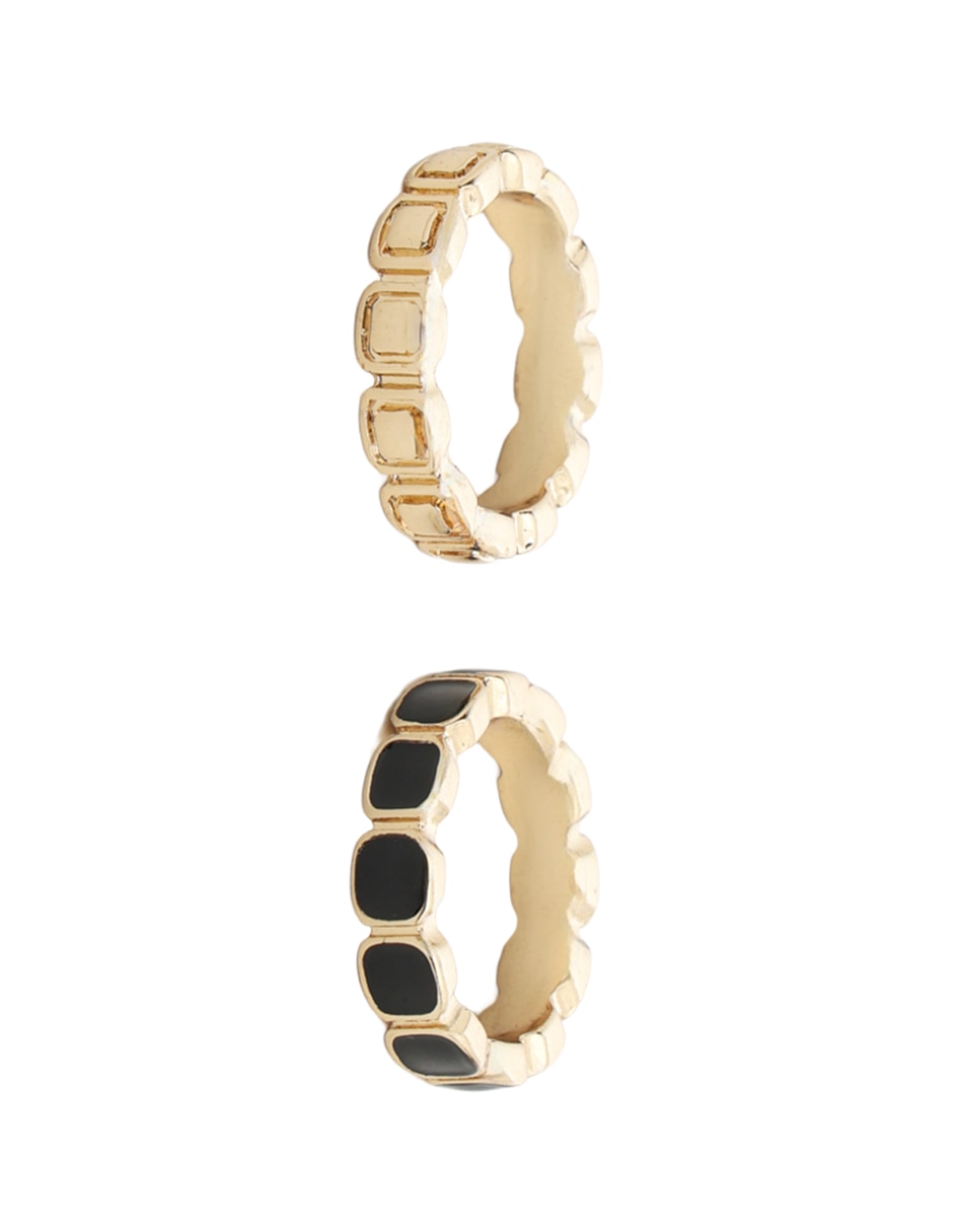 Set anillo baño de oro 2