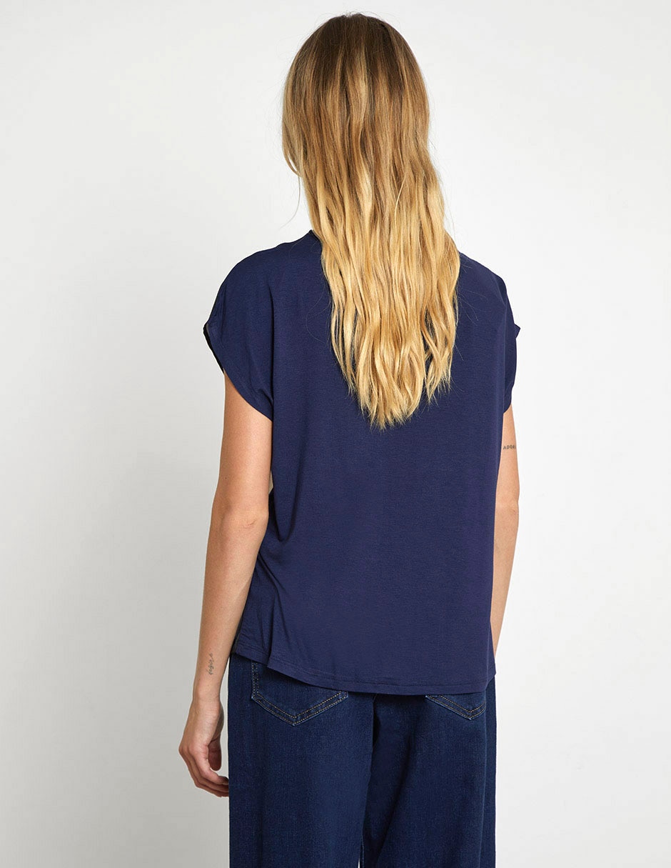 Blusa manga corta para mujer 5