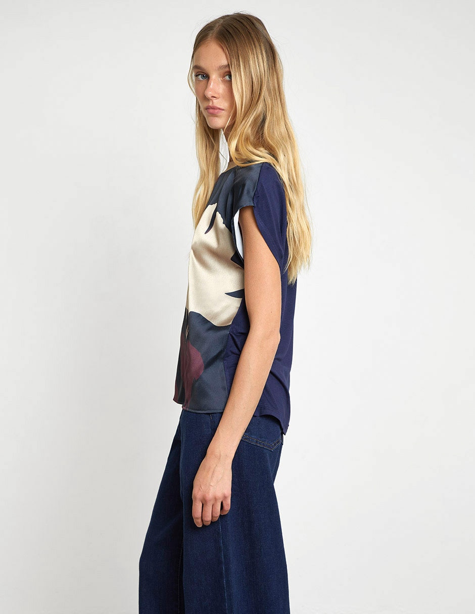 Blusa manga corta para mujer 2