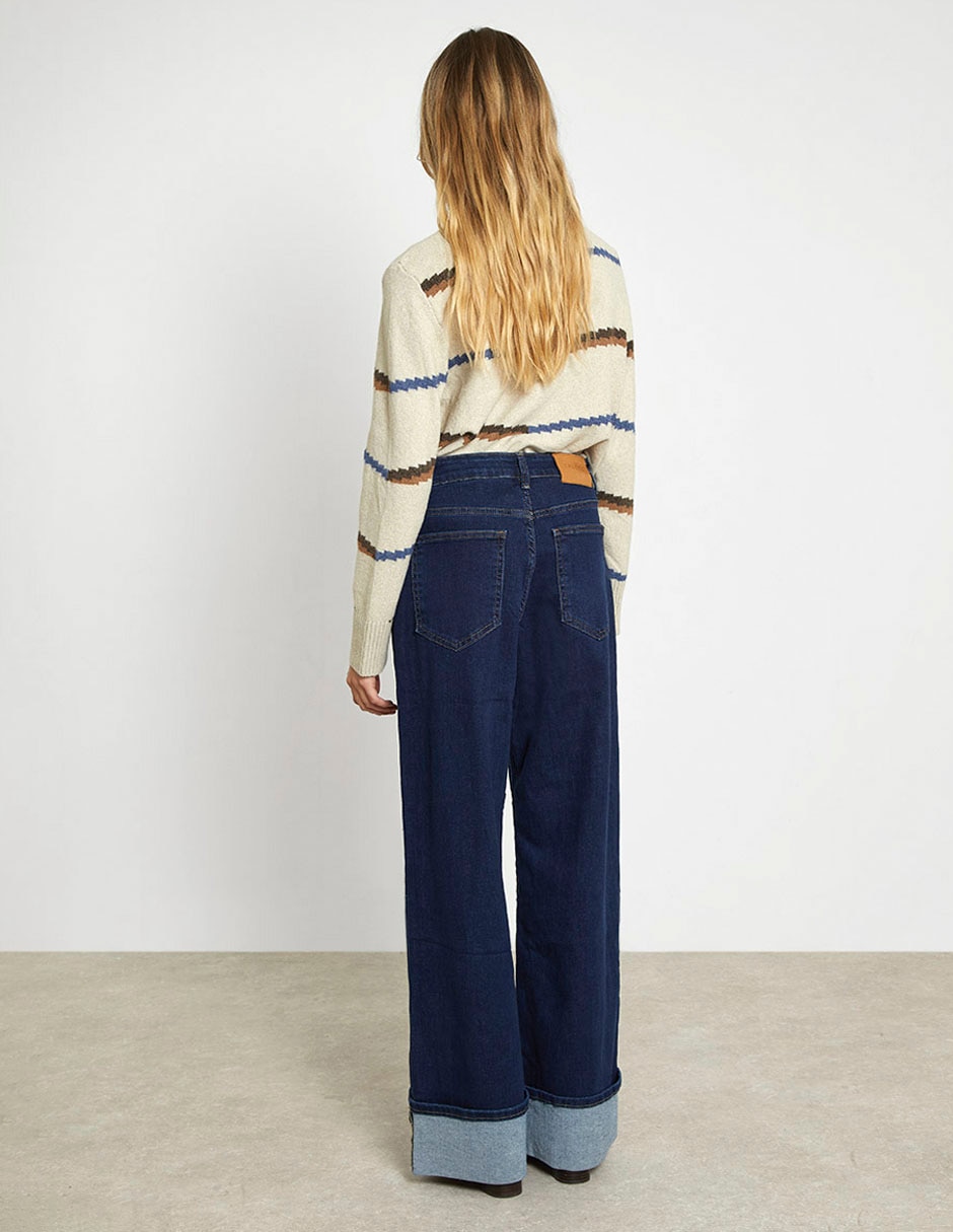 Jeans amplio para mujer 5