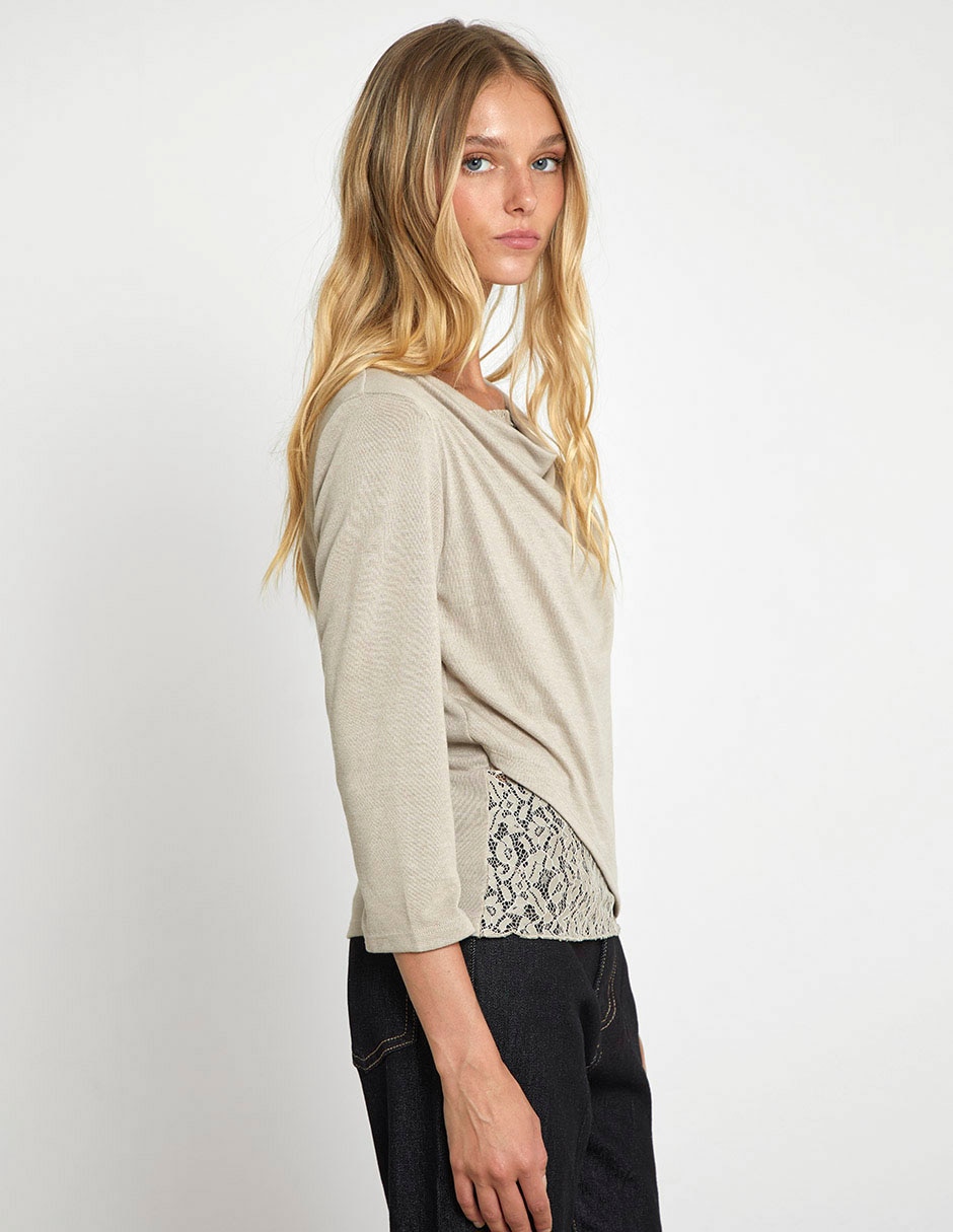 Blusa manga 3/4 para mujer 4