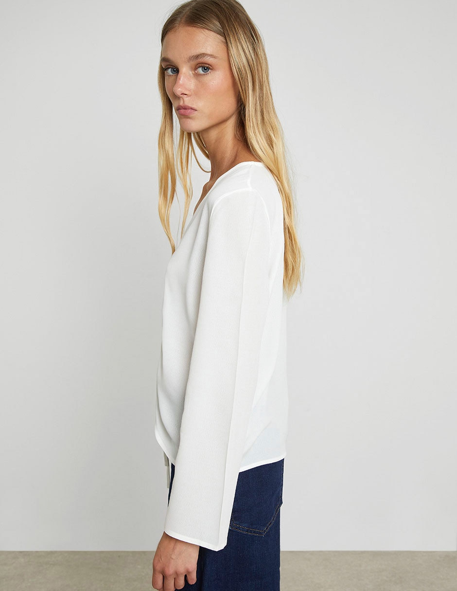 Blusa manga larga para mujer 3