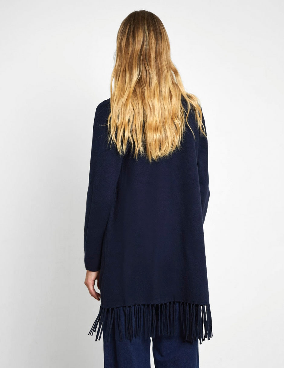Suéter cuello chal para mujer 5