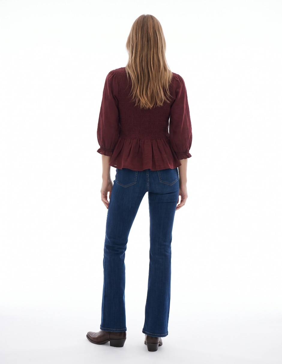 Blusa manga 3/4 para mujer 2