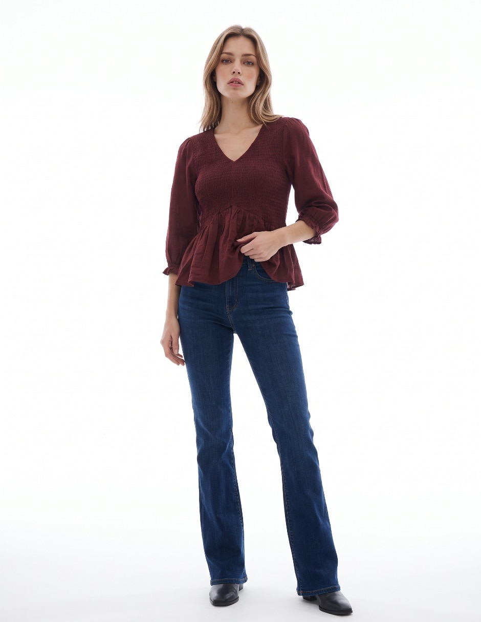 Blusa manga 3/4 para mujer 3