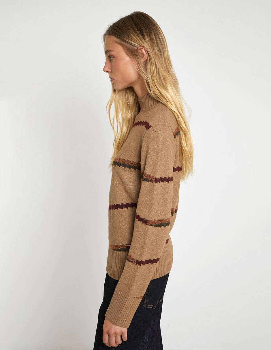 Suéter cuello alto para mujer 4