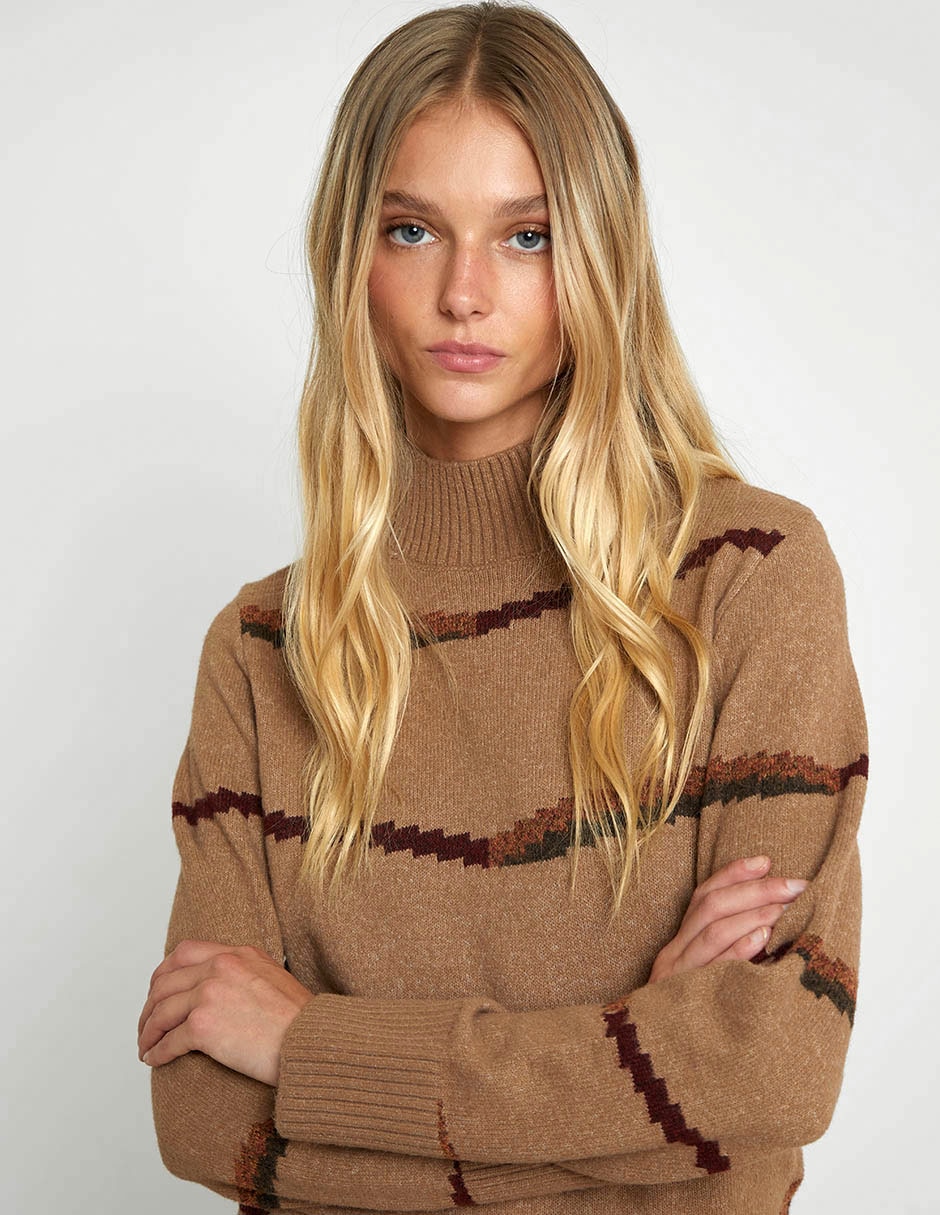 Suéter cuello alto para mujer 5
