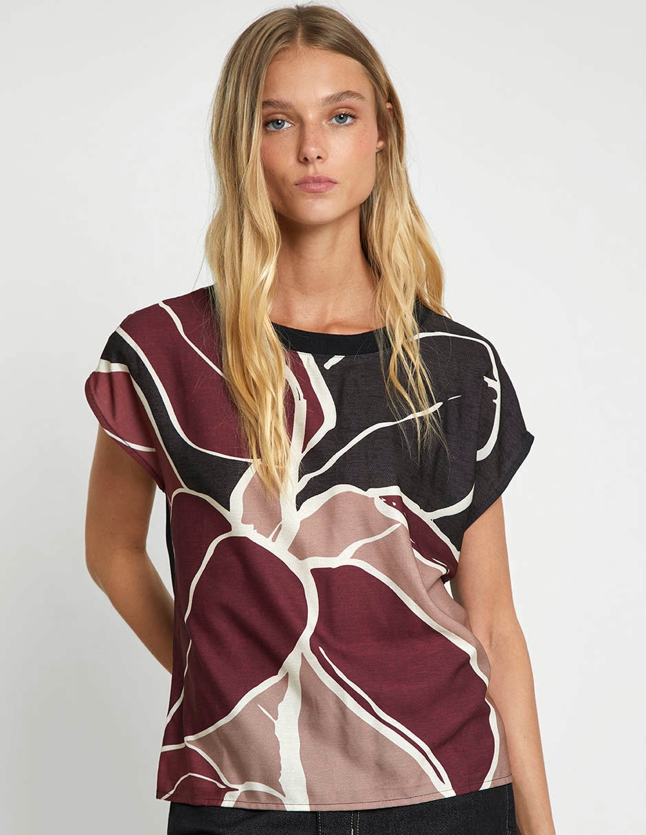 Blusa manga corta para mujer 4