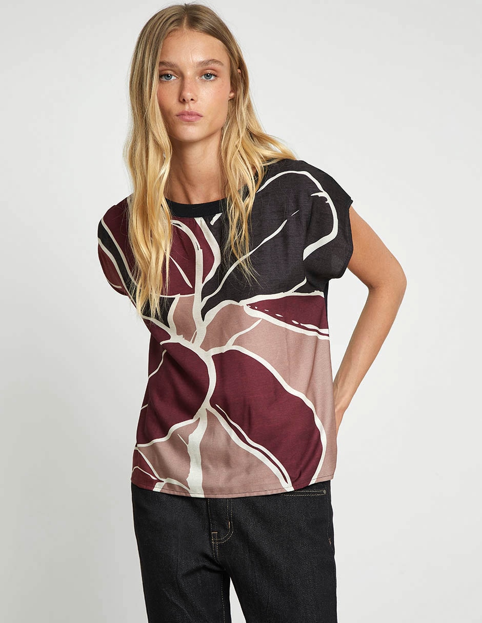 Blusa manga corta para mujer 3
