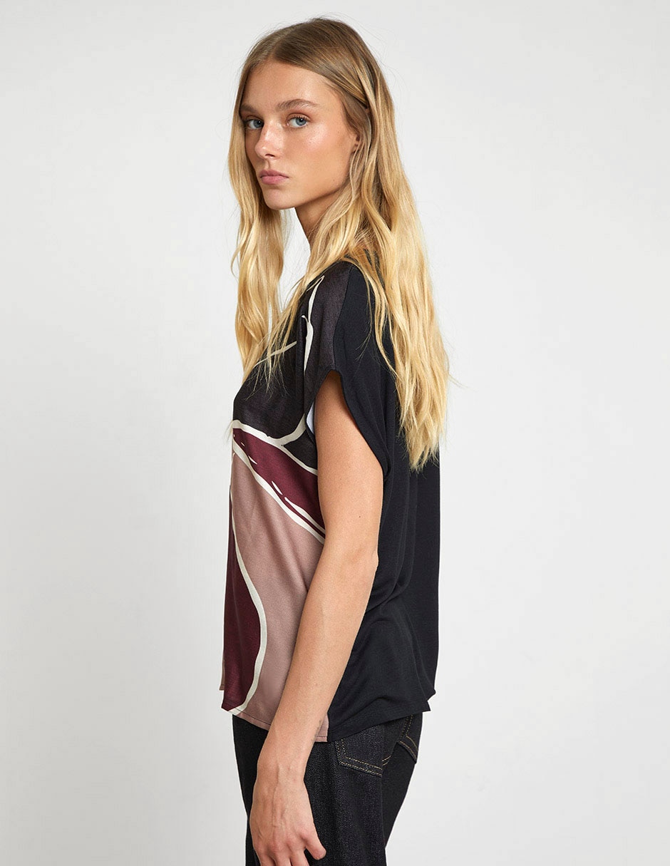 Blusa manga corta para mujer 2