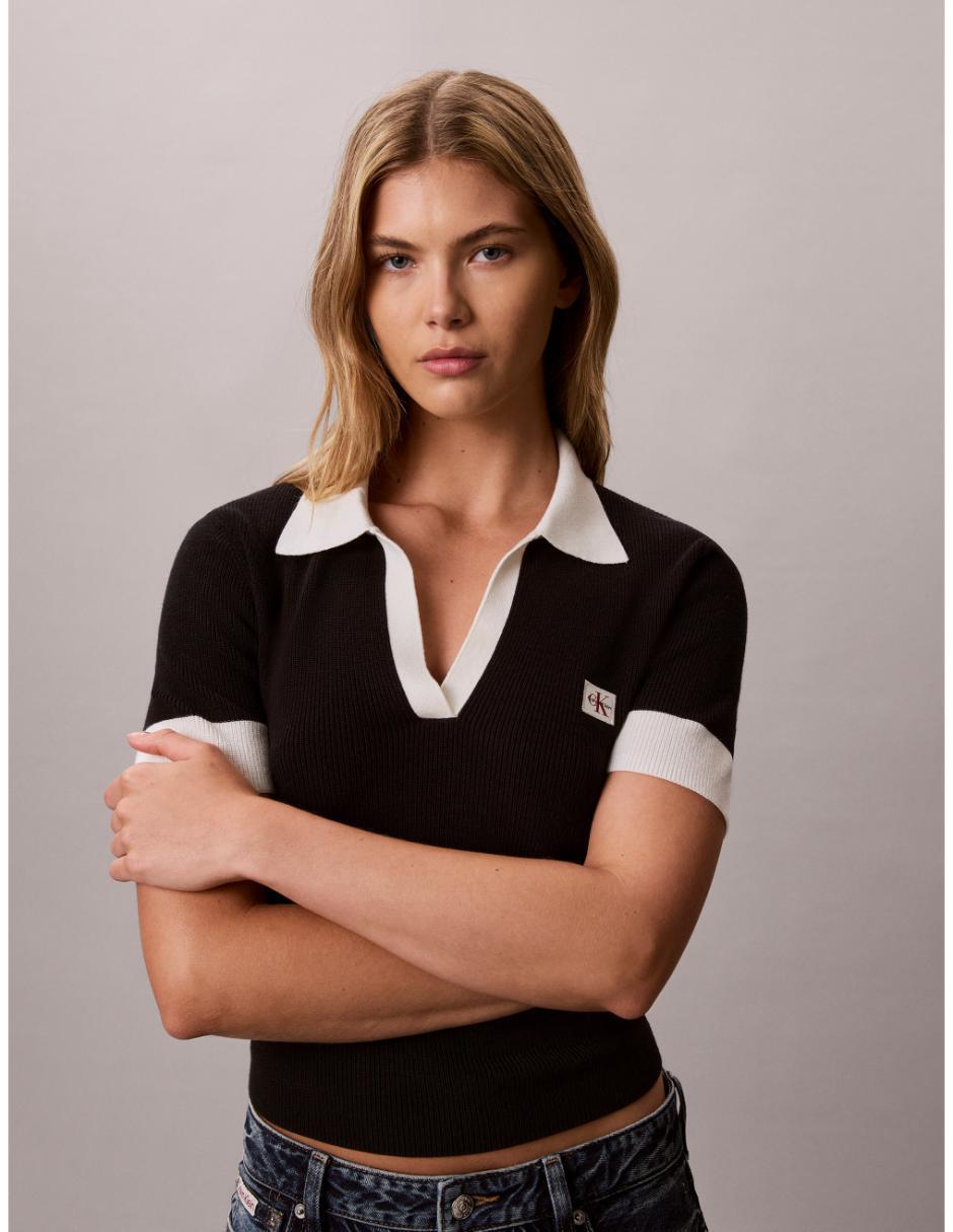 Playera tipo polo para mujer 6