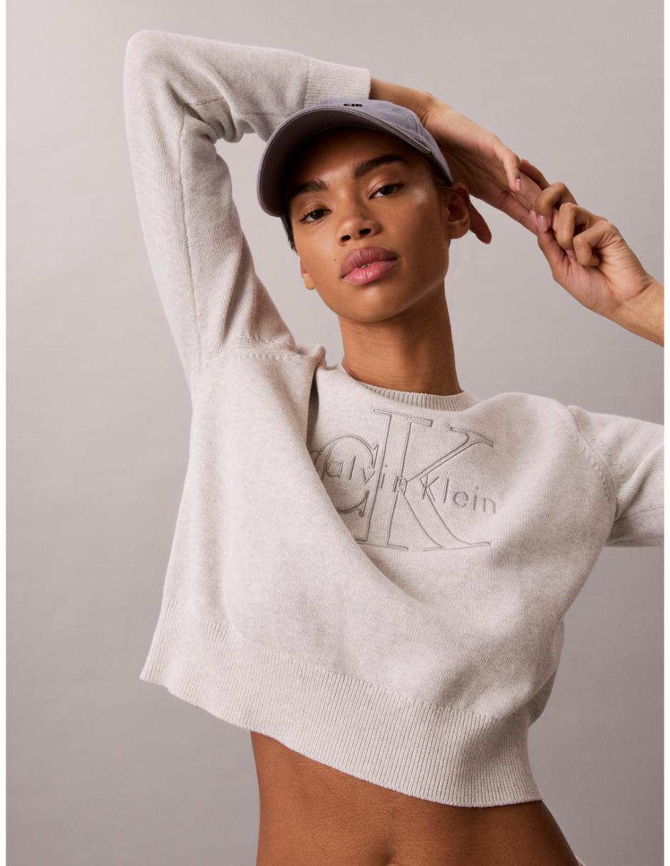 Suéter cuello redondo para mujer 3