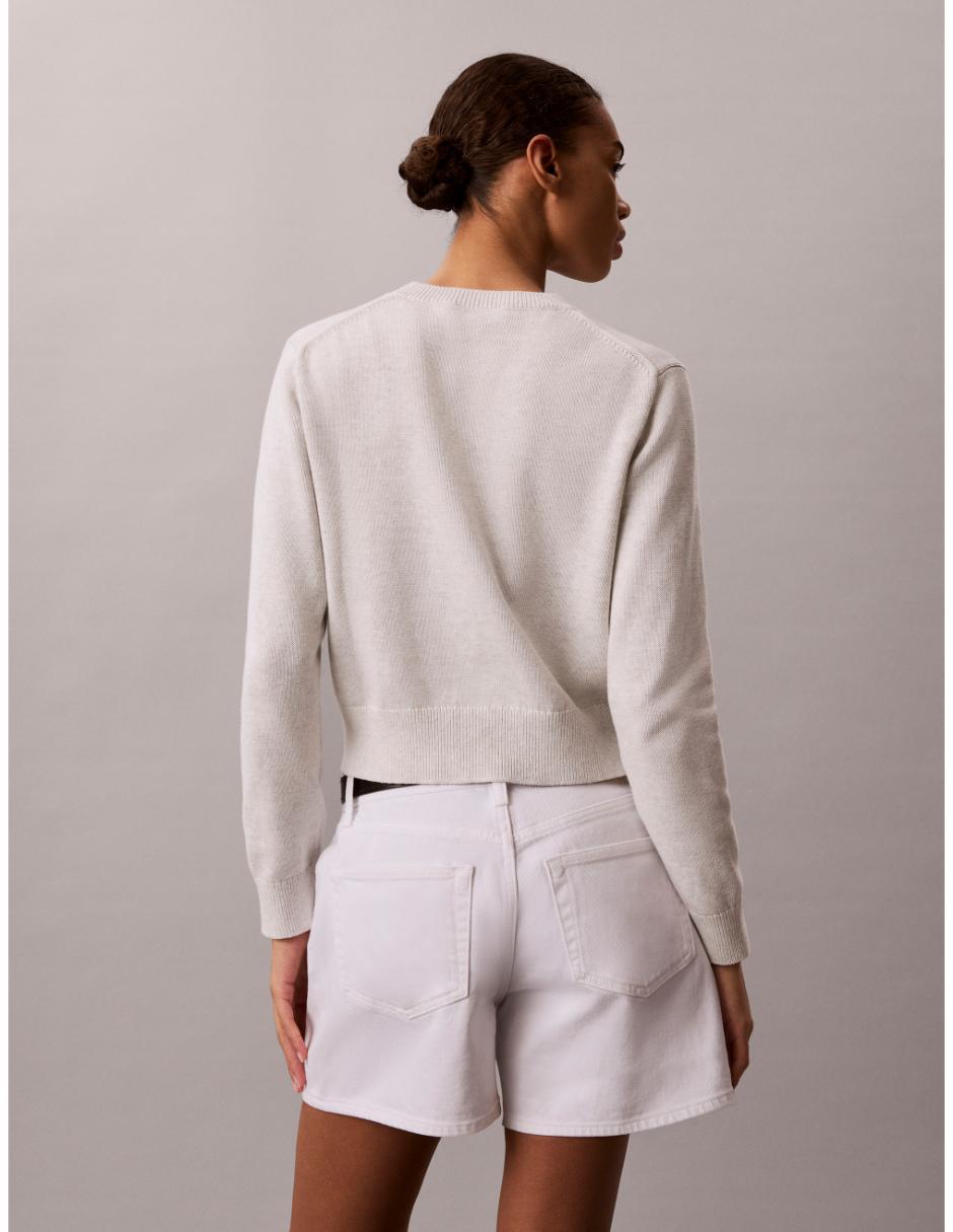 Suéter cuello redondo para mujer 4