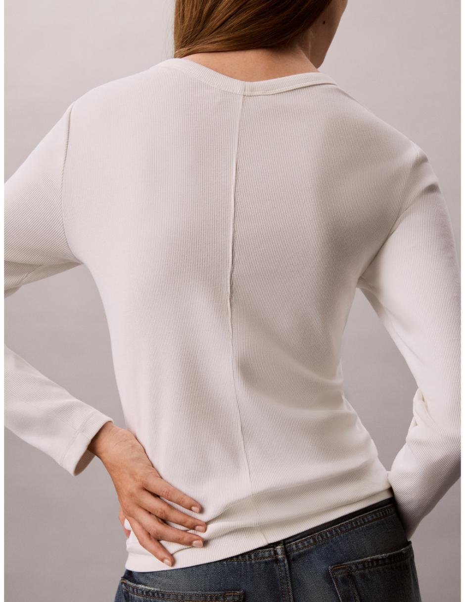 Suéter CK cuello V para mujer