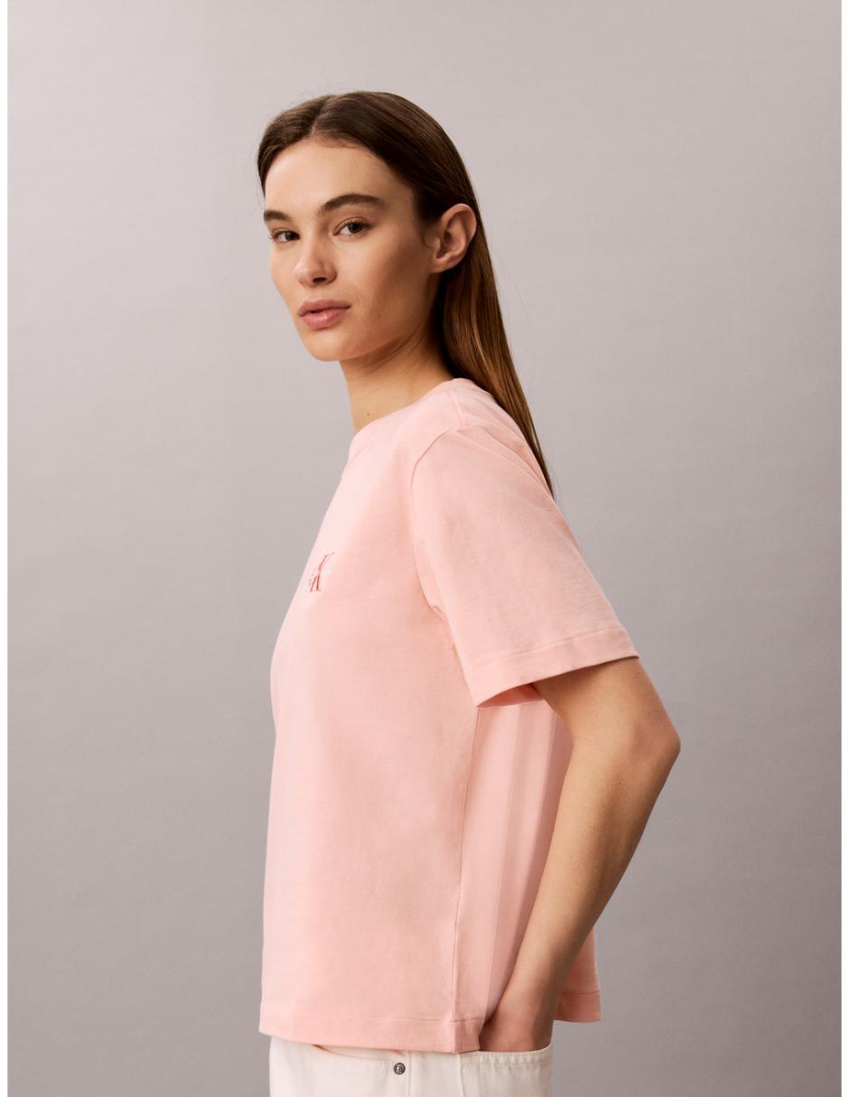 Playera manga corta cuello redondo para mujer 3